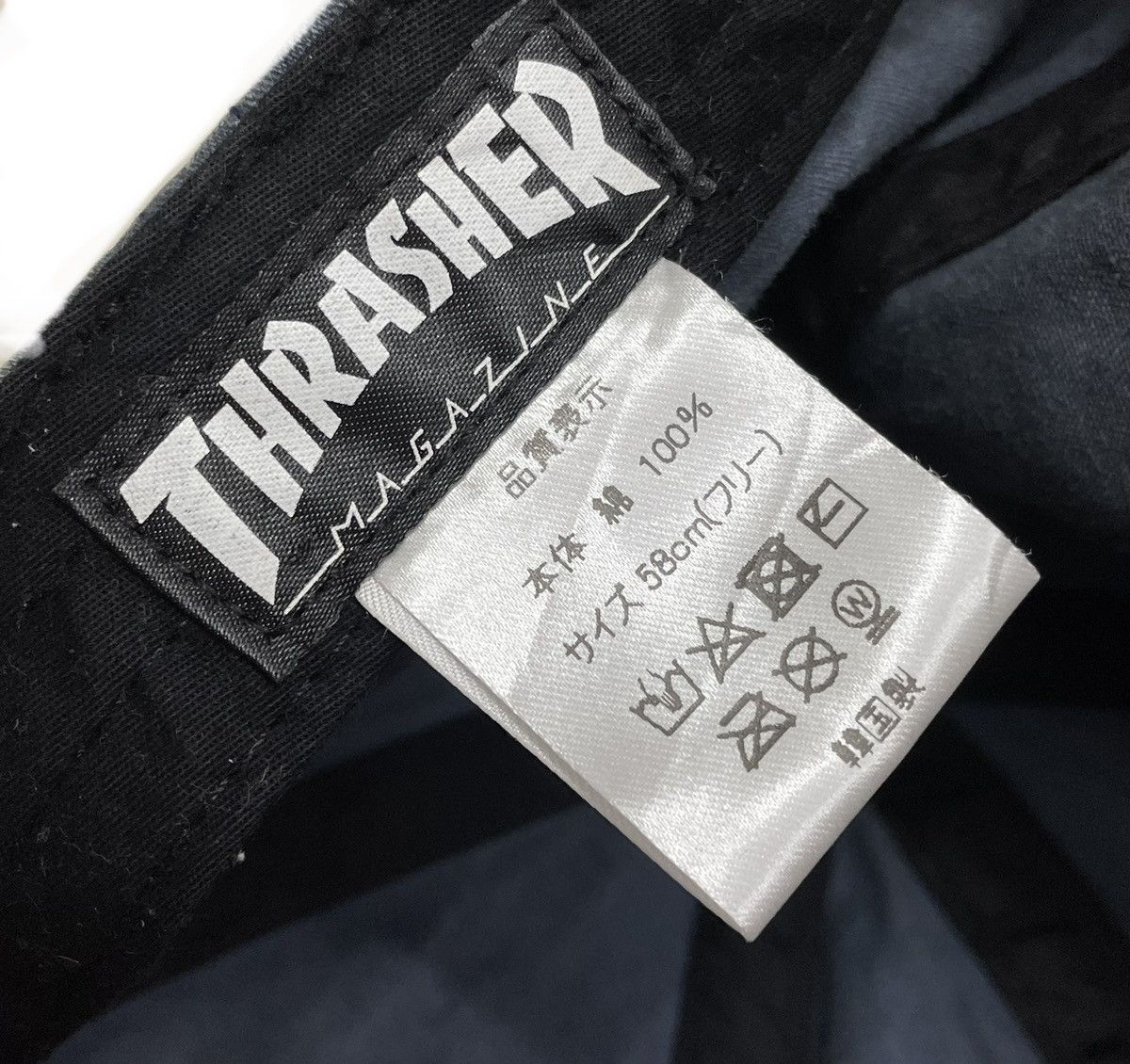 Thrasher 90’s THRASHER MAGAZINE Skate WORN-OUT Style Hat Size ONE SIZE - 6 Thumbnail