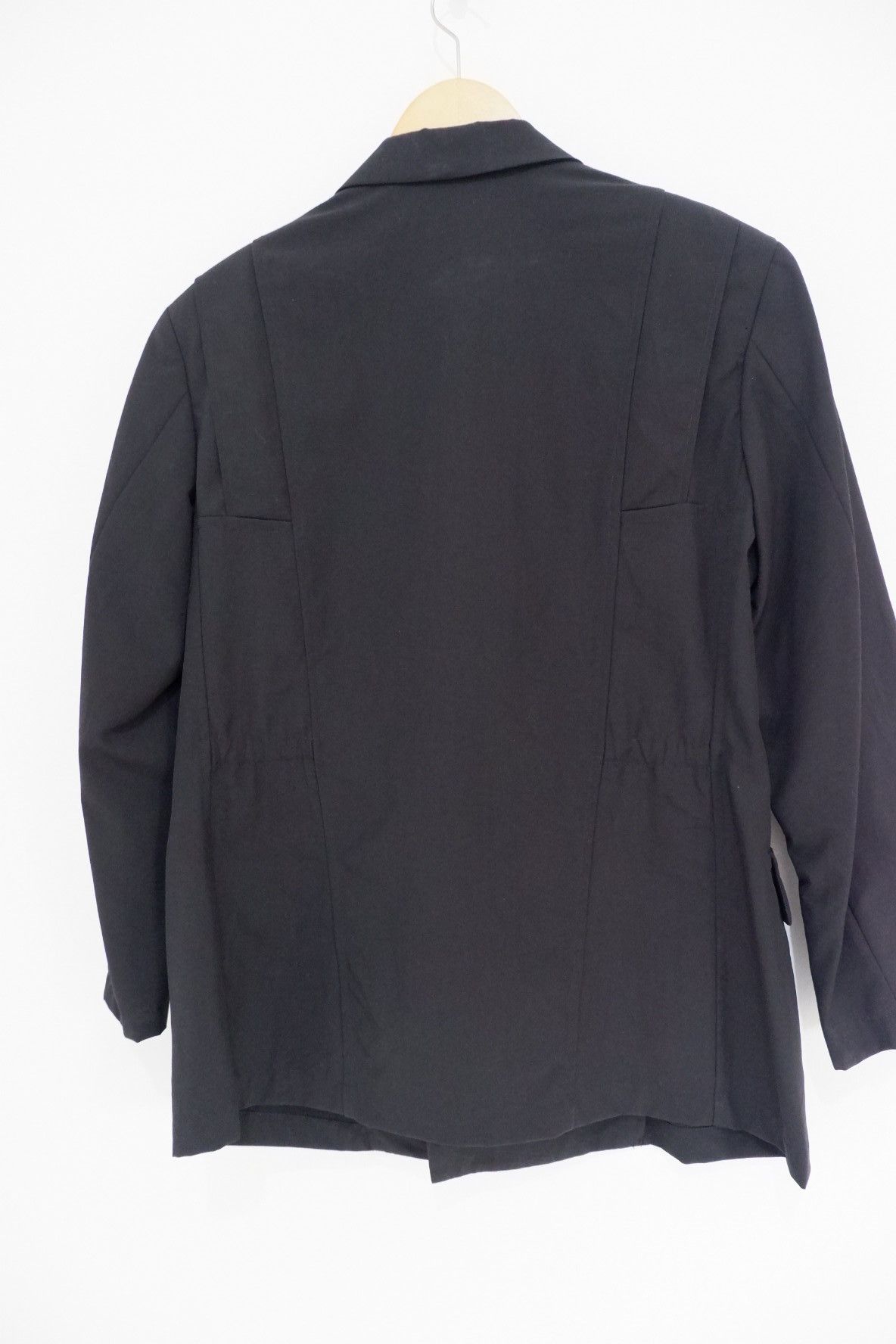 Yohji Yamamoto Vintage Y's Yohji Yamamoto Double Breast Laine Blazer Jacket Size US M / EU 48-50 / 2 - 4 Thumbnail