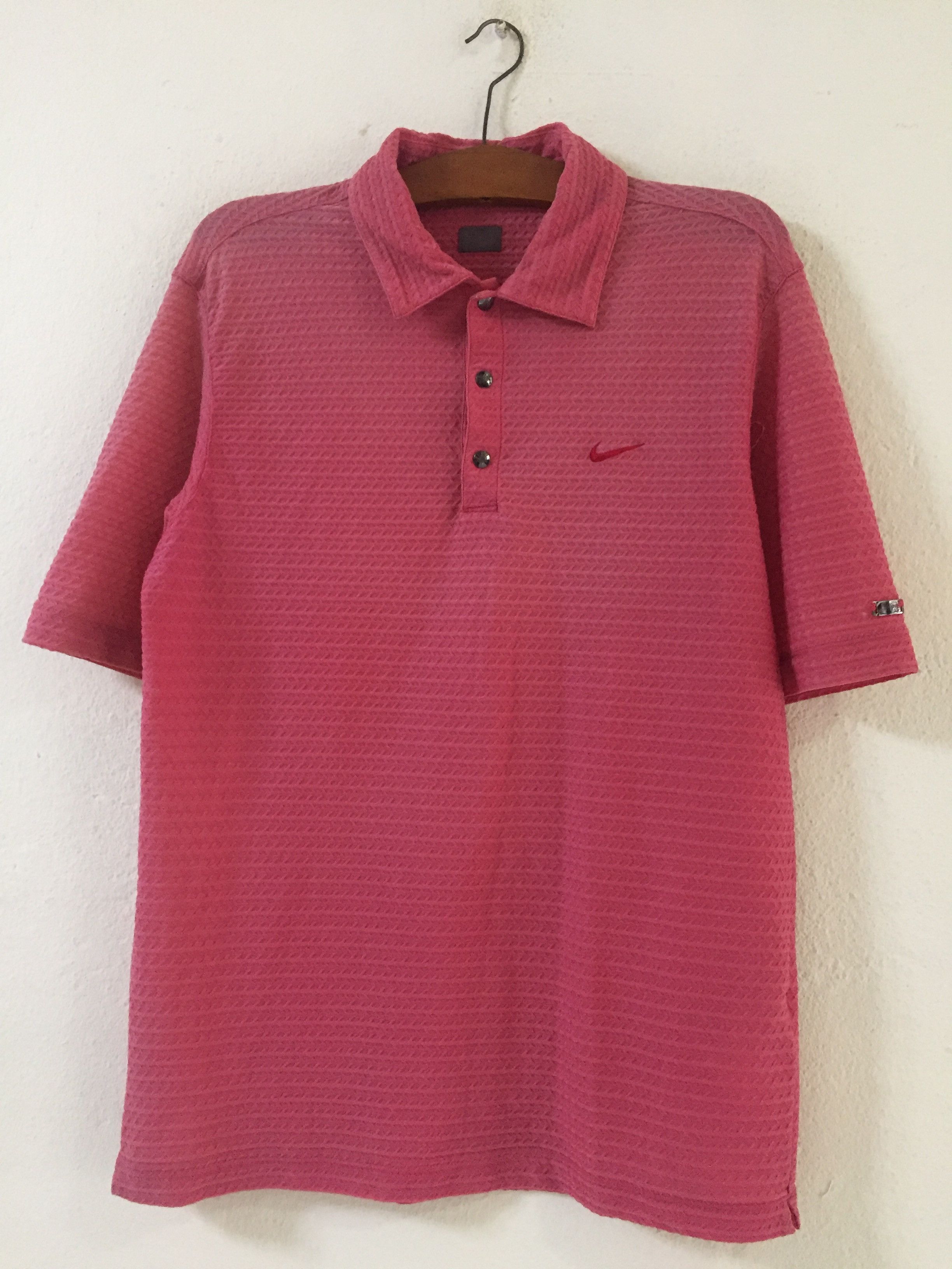 Nike Nike Pink Polo Shirt Size US M / EU 48-50 / 2 - 1 Thumbnail