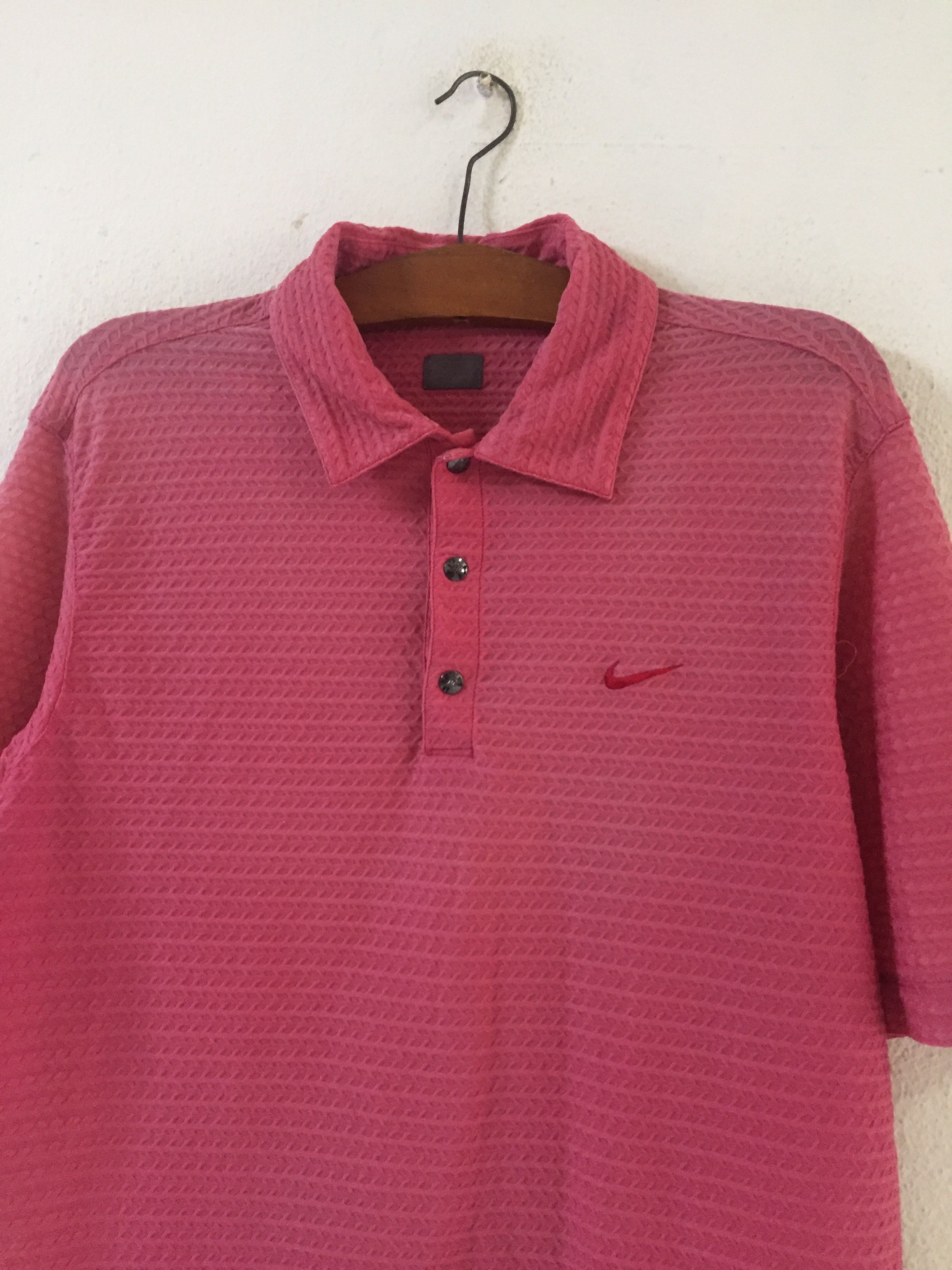Nike Nike Pink Polo Shirt Size US M / EU 48-50 / 2 - 4 Thumbnail