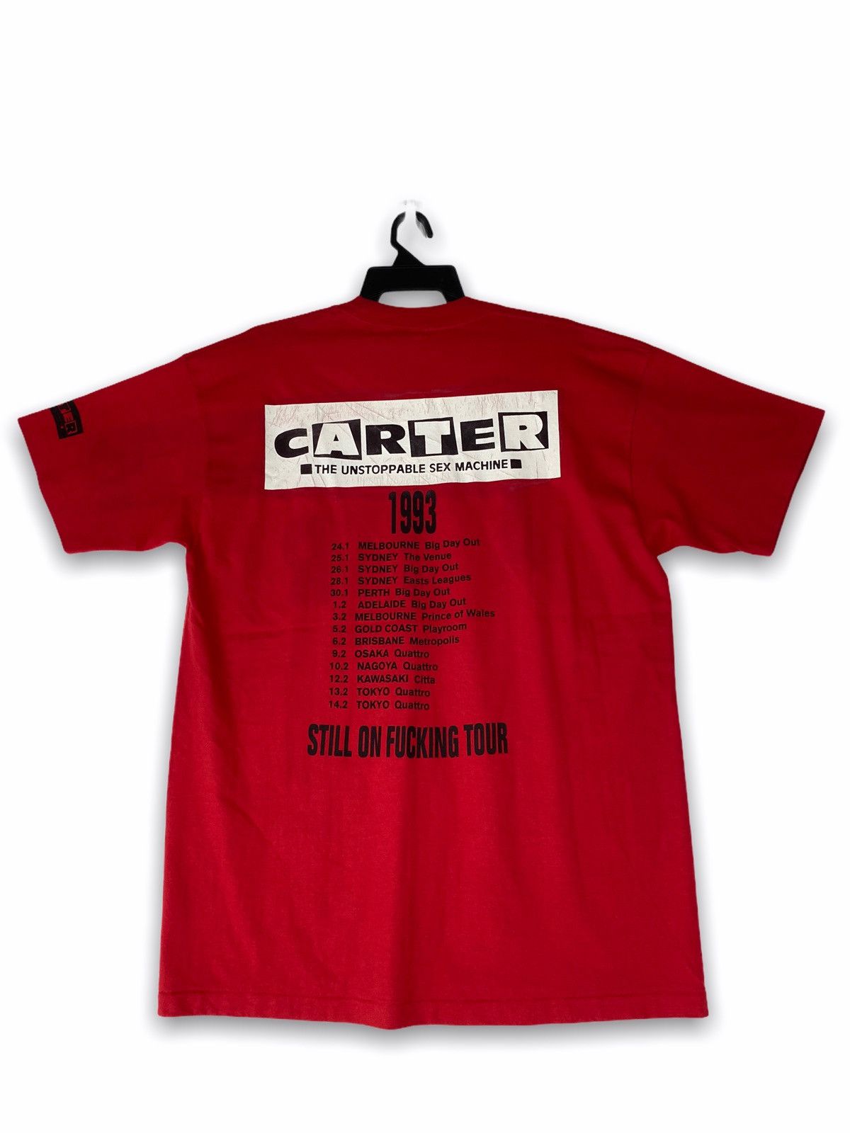 Band Tees Vintage rare 1993 Carter band uk tour Size US XL / EU 56 / 4 - 4 Thumbnail