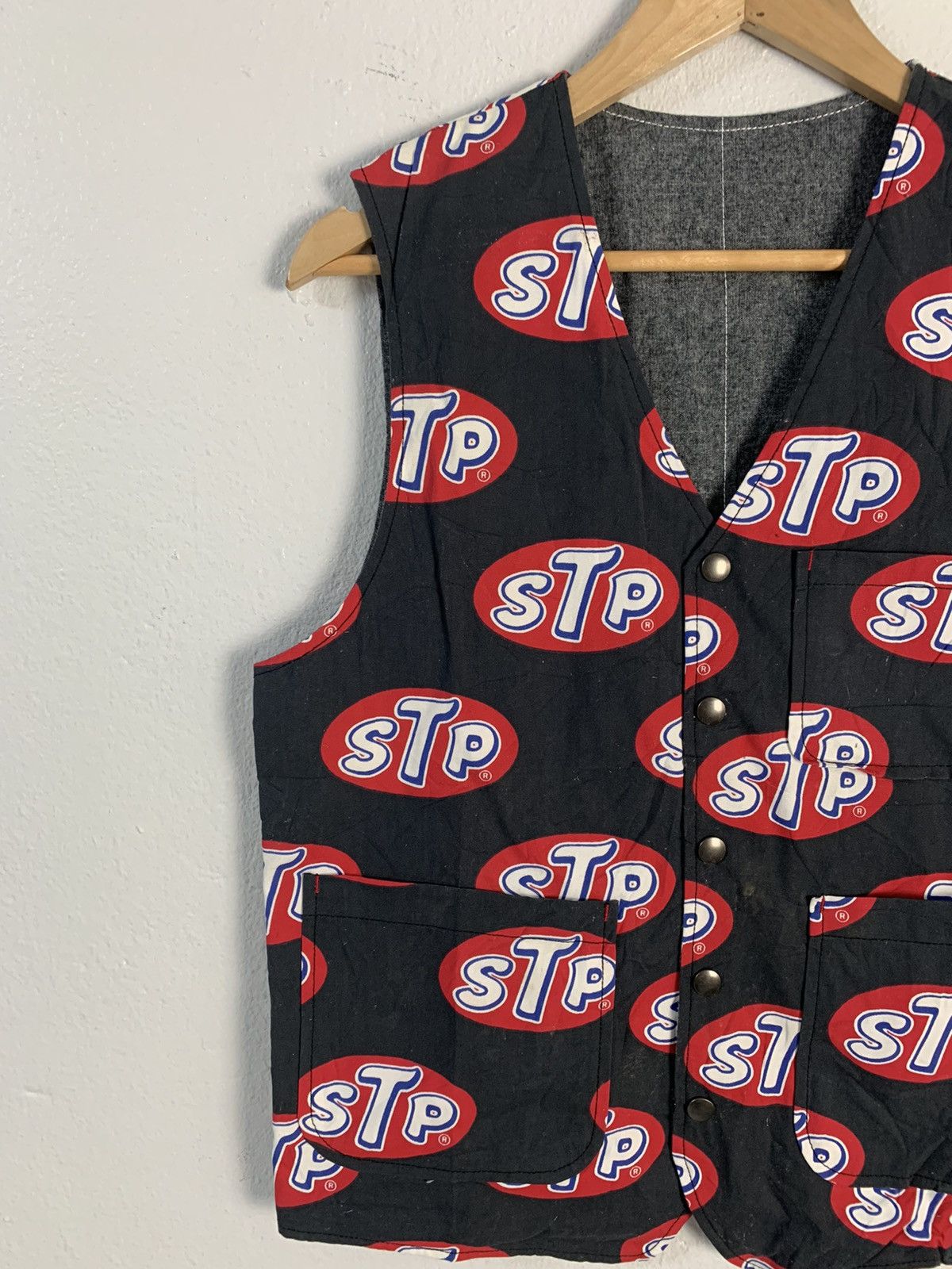 Japanese Brand STP All Over Printed Reversible Vest Size US S / EU 44-46 / 1 - 3 Thumbnail