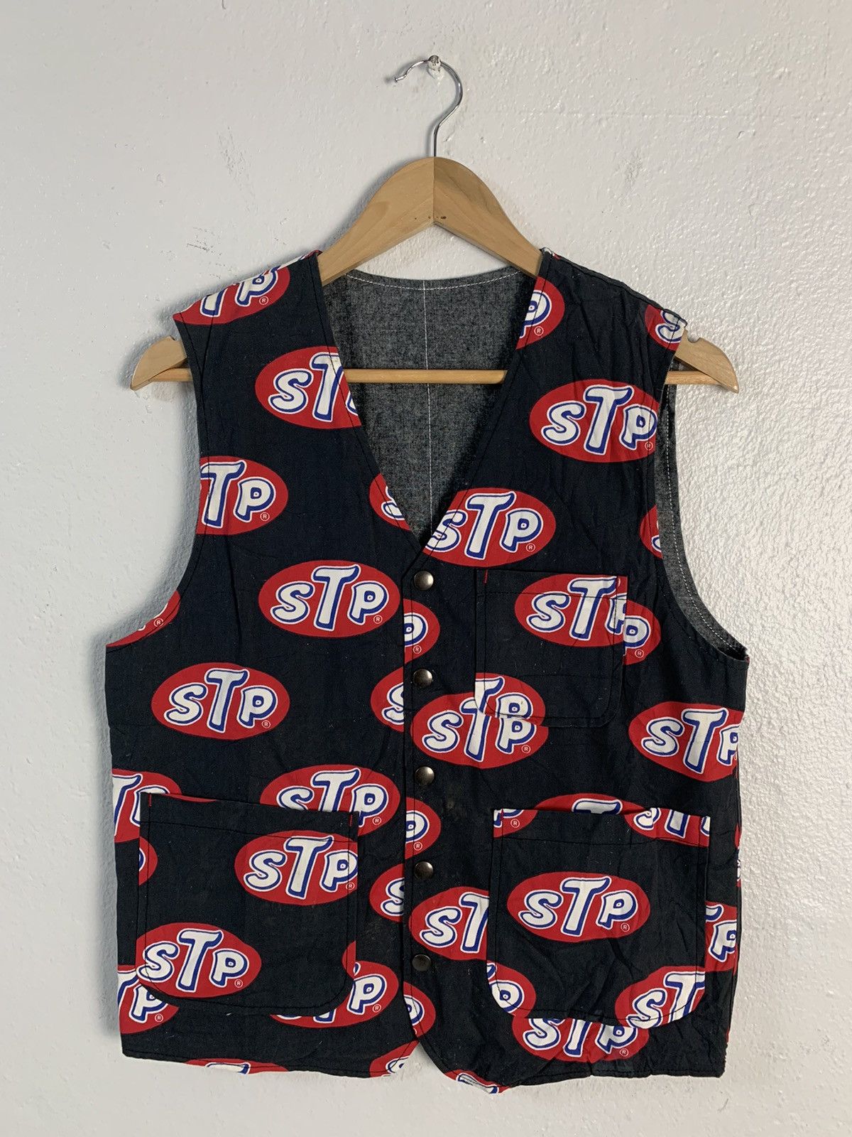 Japanese Brand STP All Over Printed Reversible Vest Size US S / EU 44-46 / 1 - 1 Thumbnail