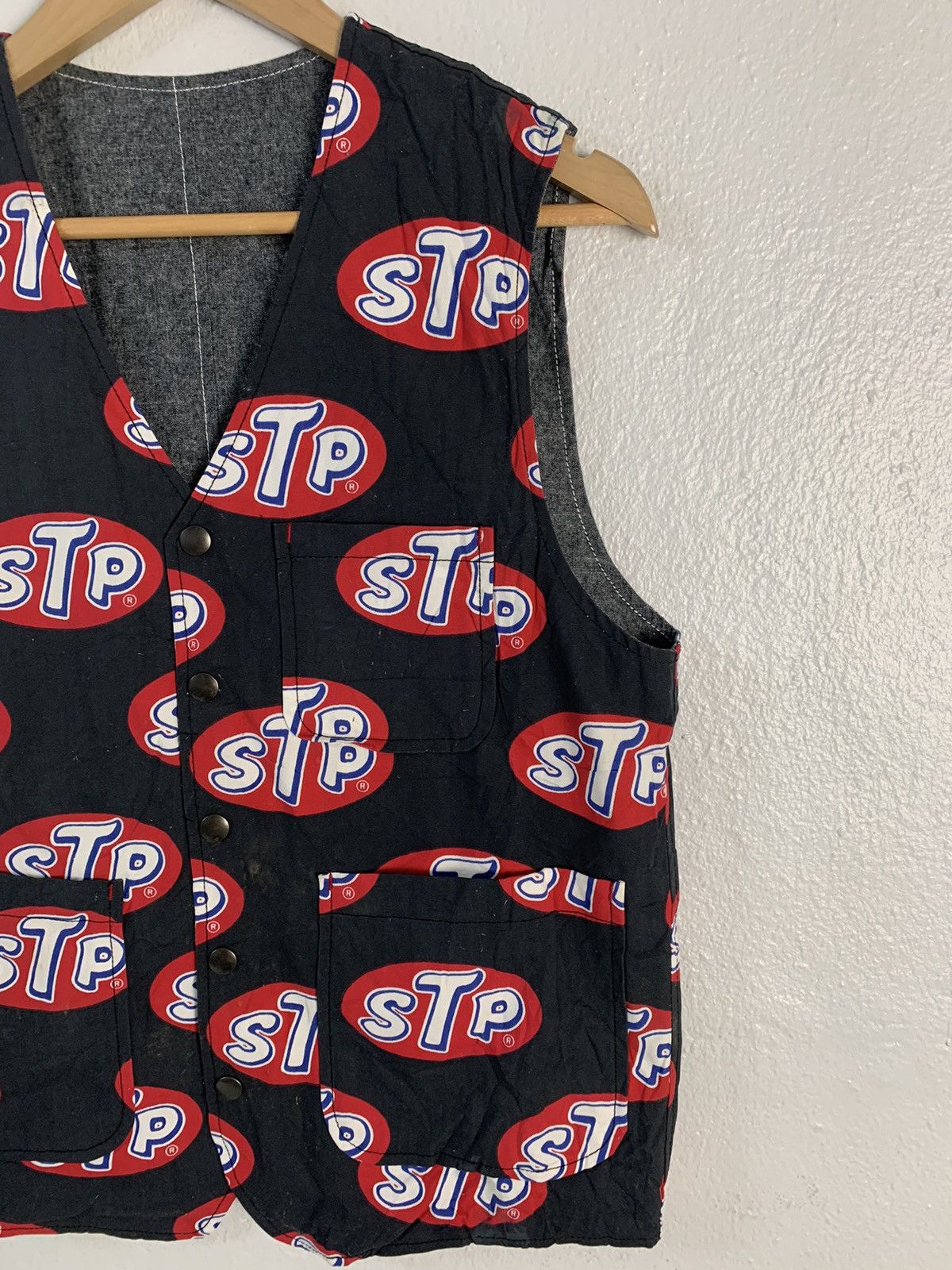 Japanese Brand STP All Over Printed Reversible Vest Size US S / EU 44-46 / 1 - 2 Thumbnail