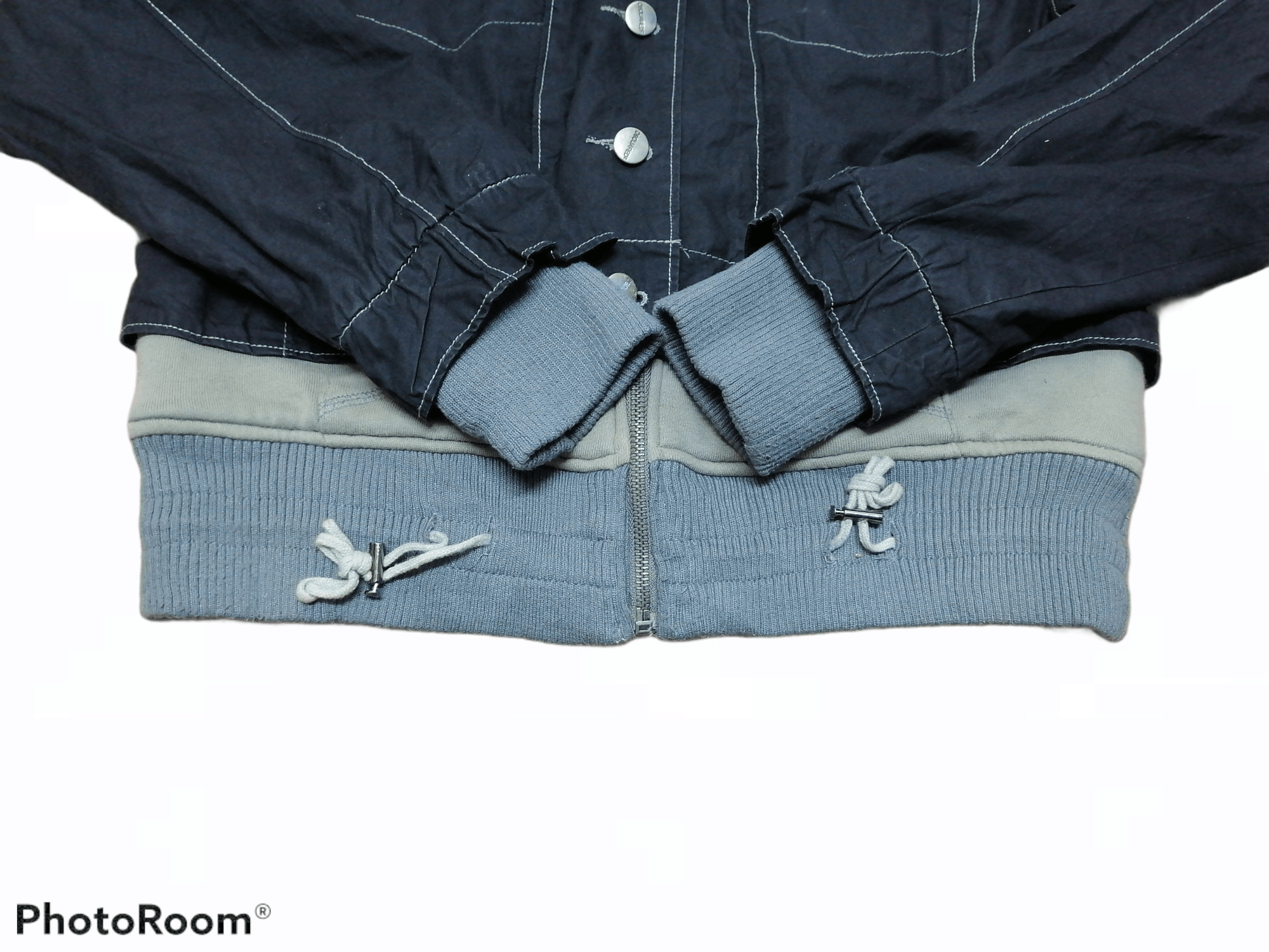 Dsquared2 × Vintage Dsquared2 Double Layer Sweater With Hoodie Jackets Size US M / EU 48-50 / 2 - 4 Thumbnail