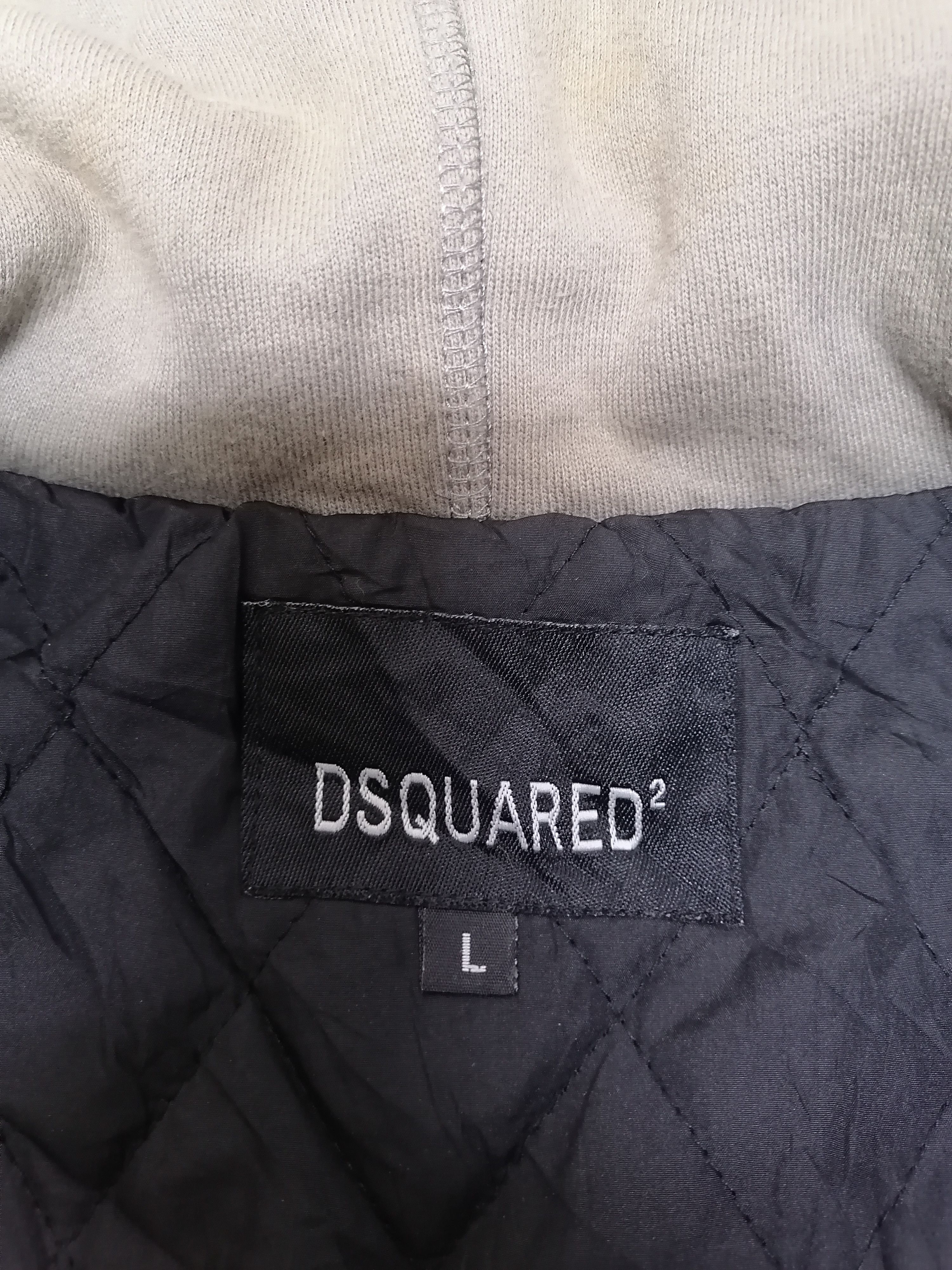 Dsquared2 × Vintage Dsquared2 Double Layer Sweater With Hoodie Jackets Size US M / EU 48-50 / 2 - 6 Thumbnail