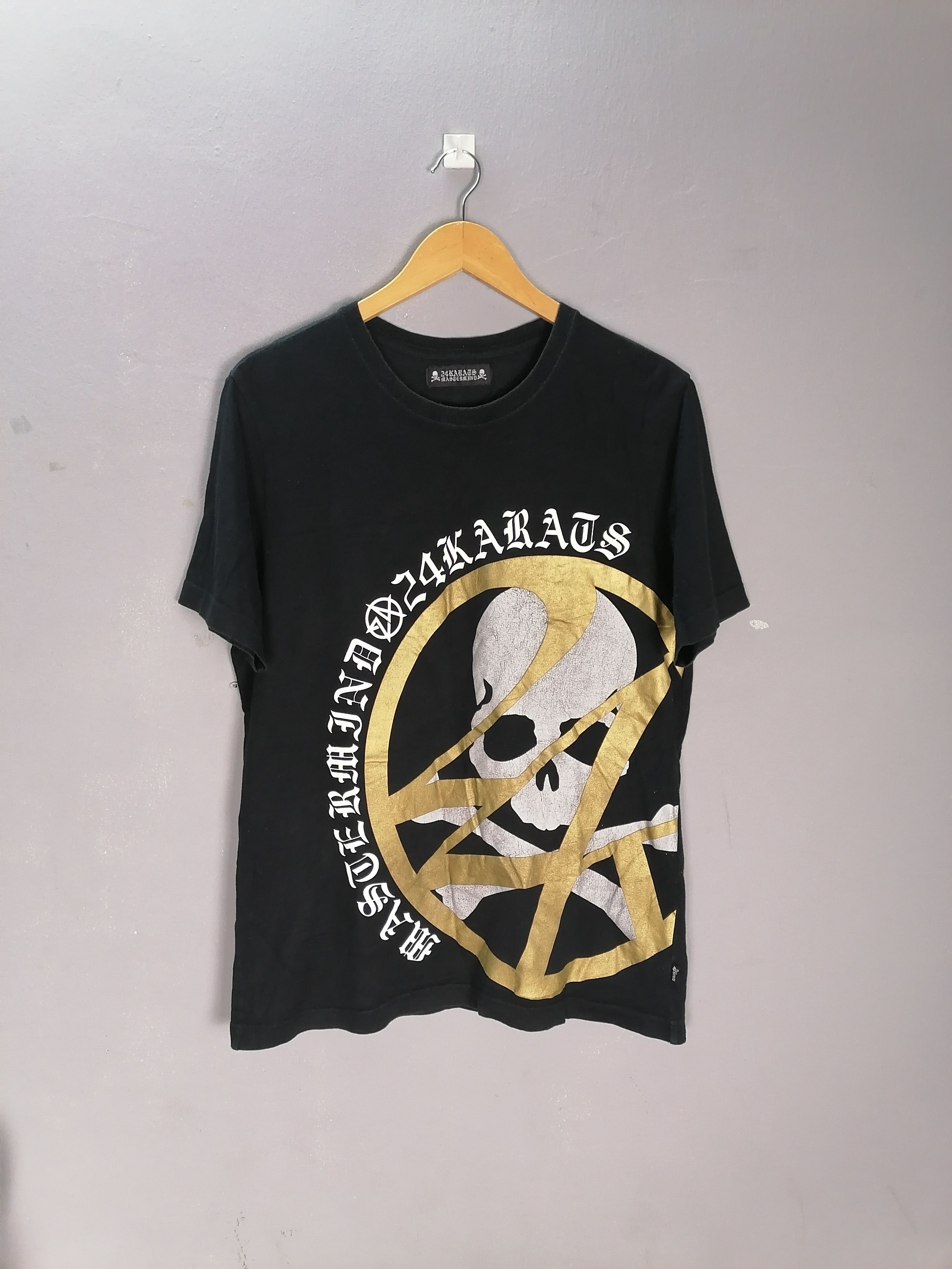 Mastermind Japan Mastermind Japan x 24 Karats Black T-shirts Size US L / EU 52-54 / 3 - 2 Thumbnail