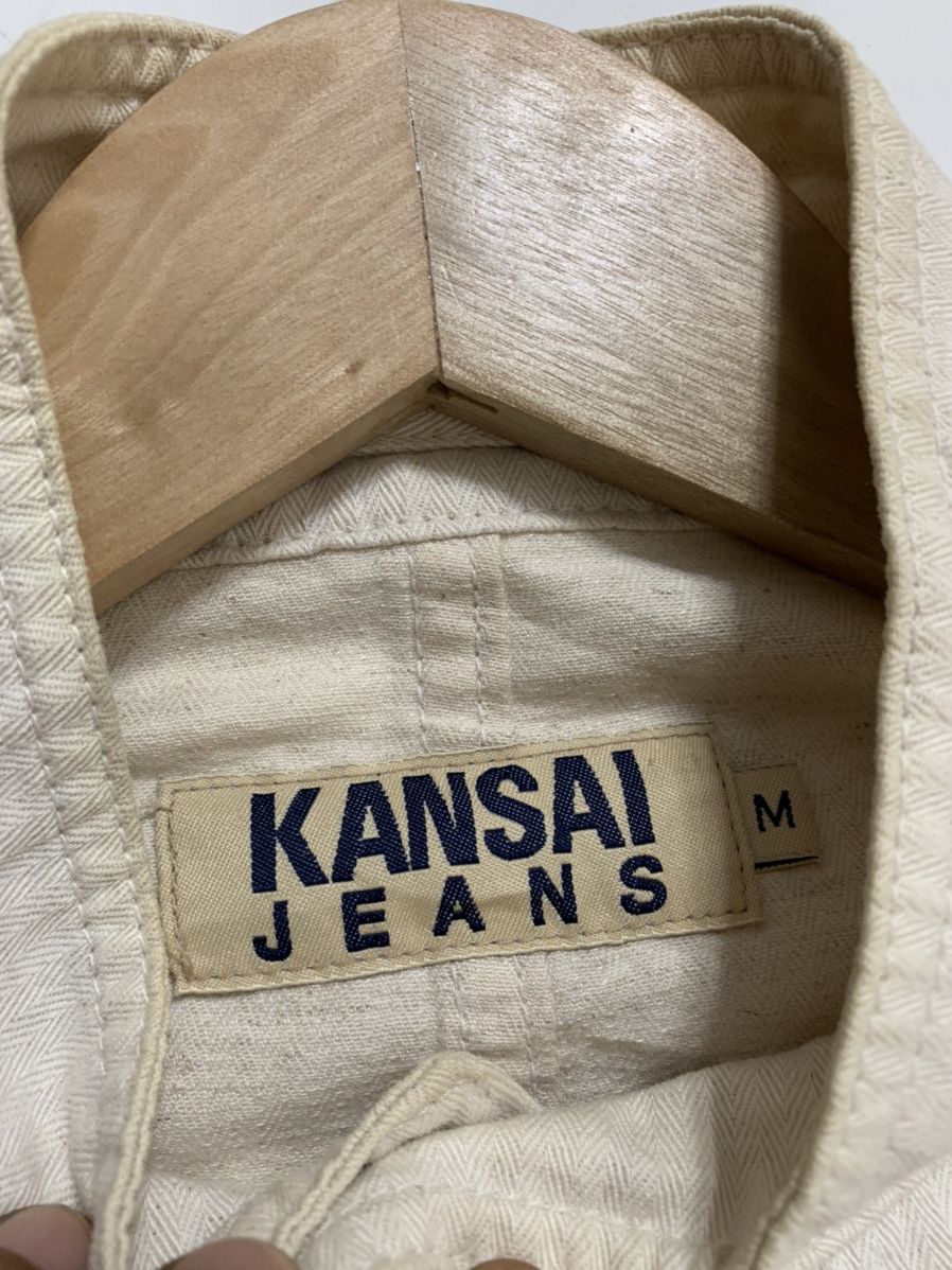 Kansai Yamamoto Kansai Jeans Denim Shirt Jacket Size US M / EU 48-50 / 2 - 5 Thumbnail