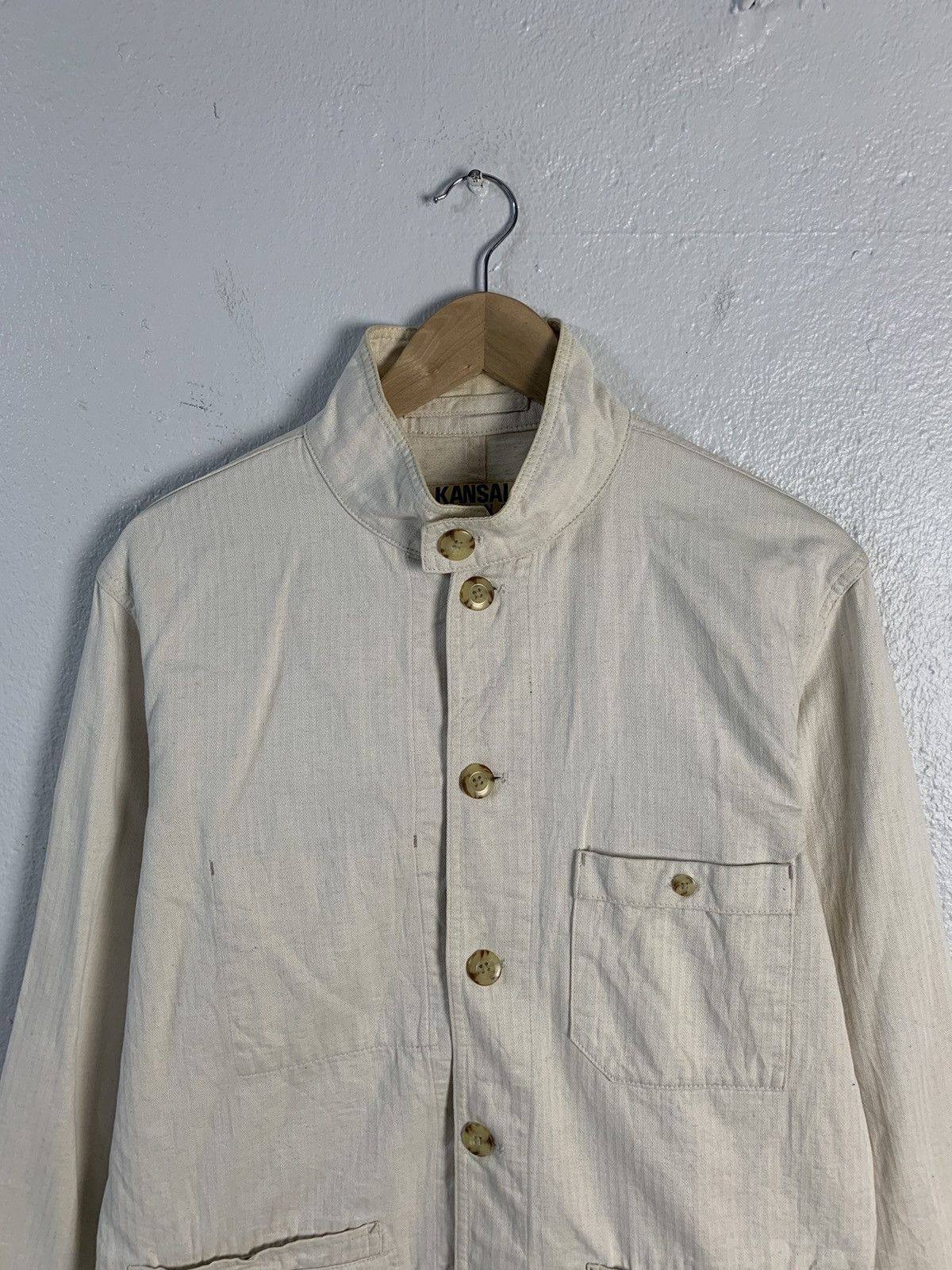 Kansai Yamamoto Kansai Jeans Denim Shirt Jacket Size US M / EU 48-50 / 2 - 4 Thumbnail