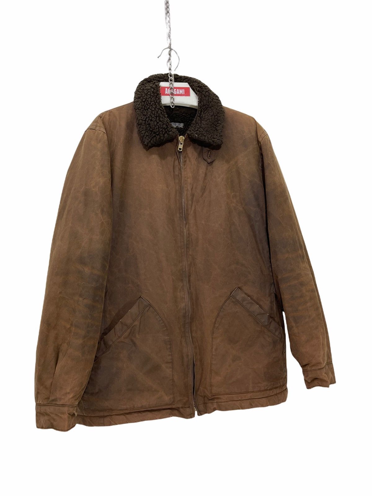 United Arrows United Arrows Waxed Jacket Sherpa Lining 2🟩1 Size US L / EU 52-54 / 3 - 1 Thumbnail