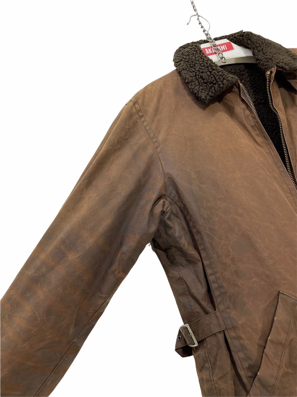United Arrows United Arrows Waxed Jacket Sherpa Lining 2🟩1 Size US L / EU 52-54 / 3 - 7 Thumbnail
