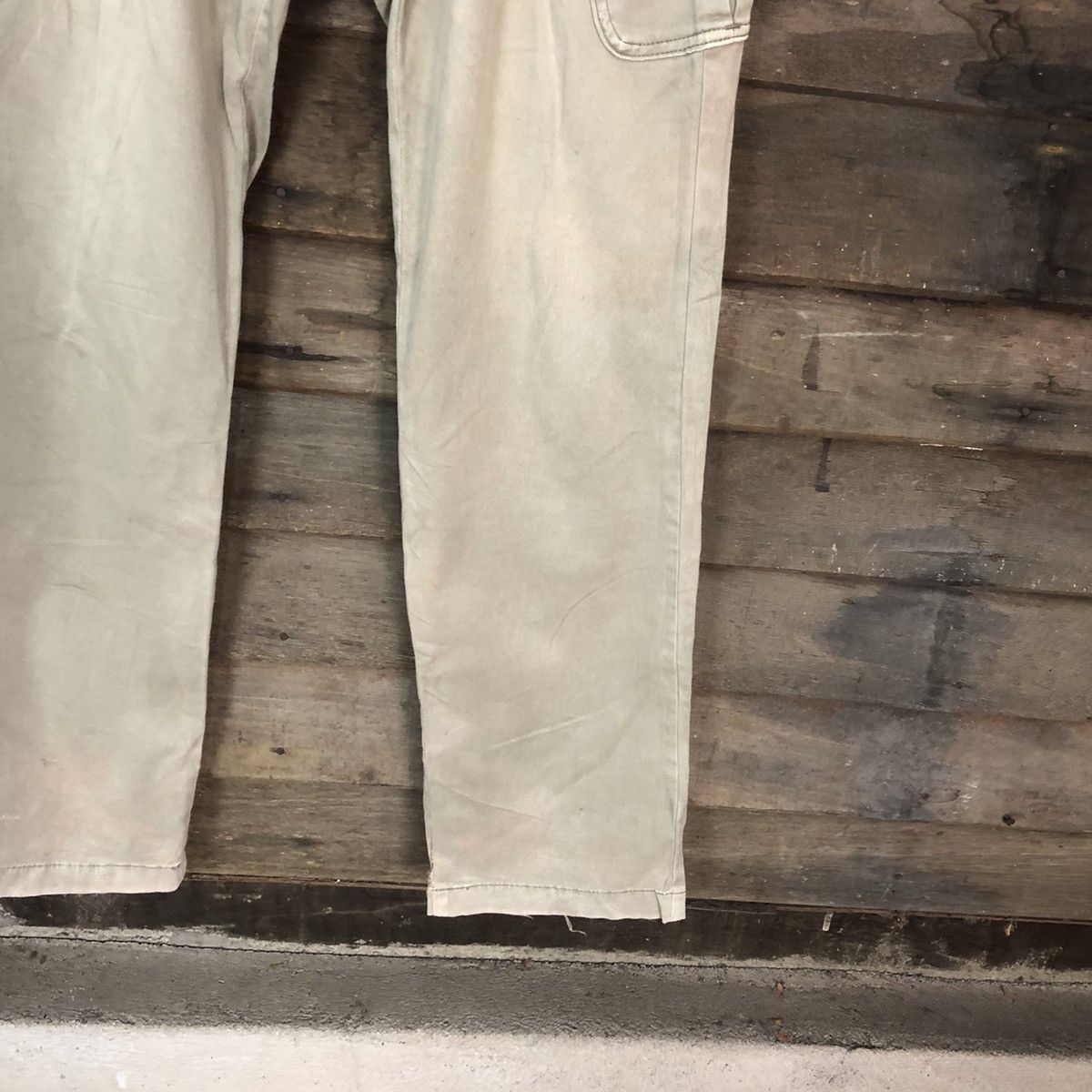 Japanese Brand × Uniqlo Uniqlo Brown faded utility distressed Cargo Pants #7055 Size US 31 - 9 Thumbnail