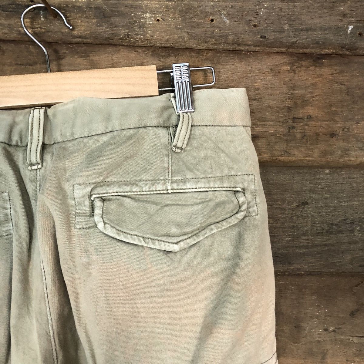 Japanese Brand × Uniqlo Uniqlo Brown faded utility distressed Cargo Pants #7055 Size US 31 - 13 Thumbnail