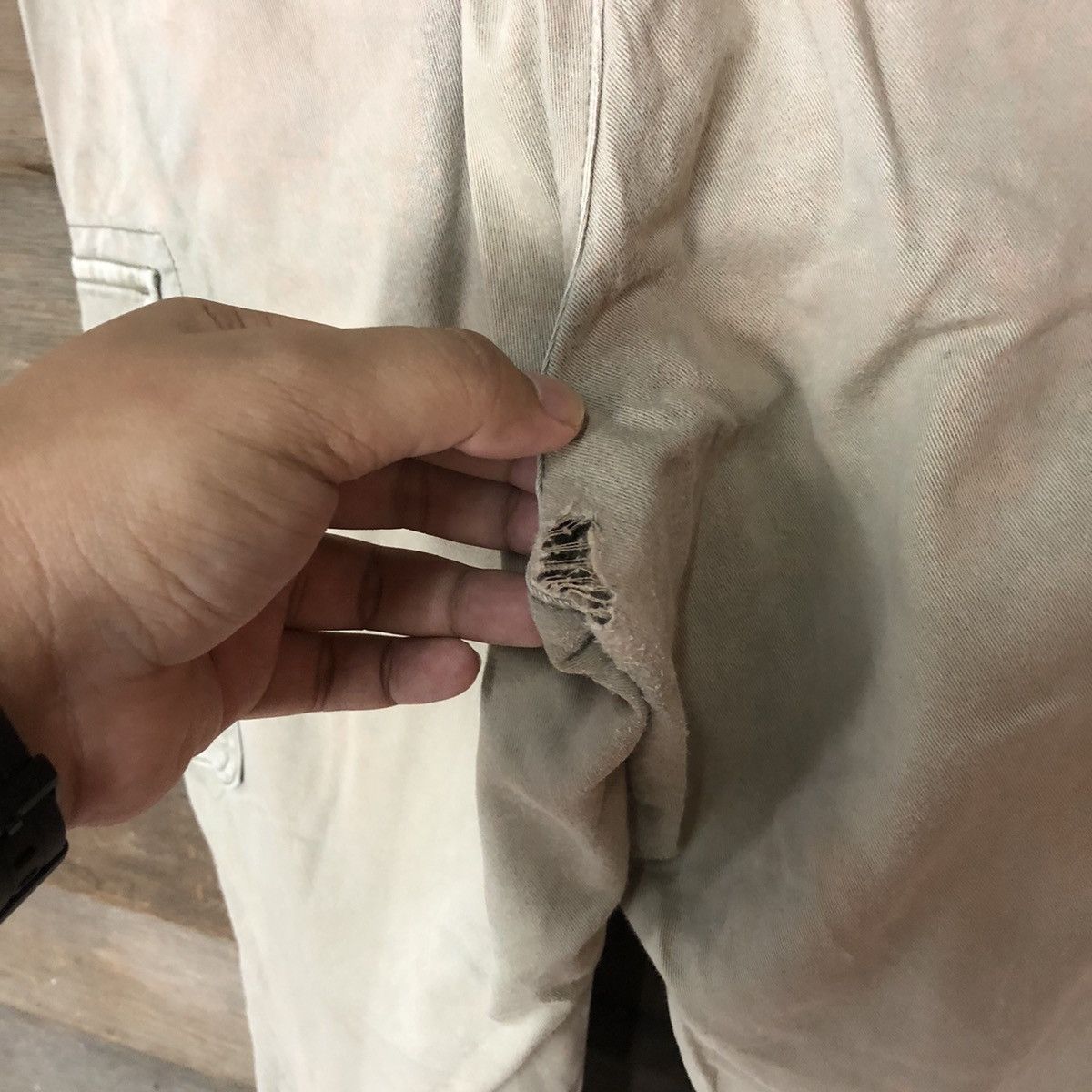 Japanese Brand × Uniqlo Uniqlo Brown faded utility distressed Cargo Pants #7055 Size US 31 - 14 Thumbnail