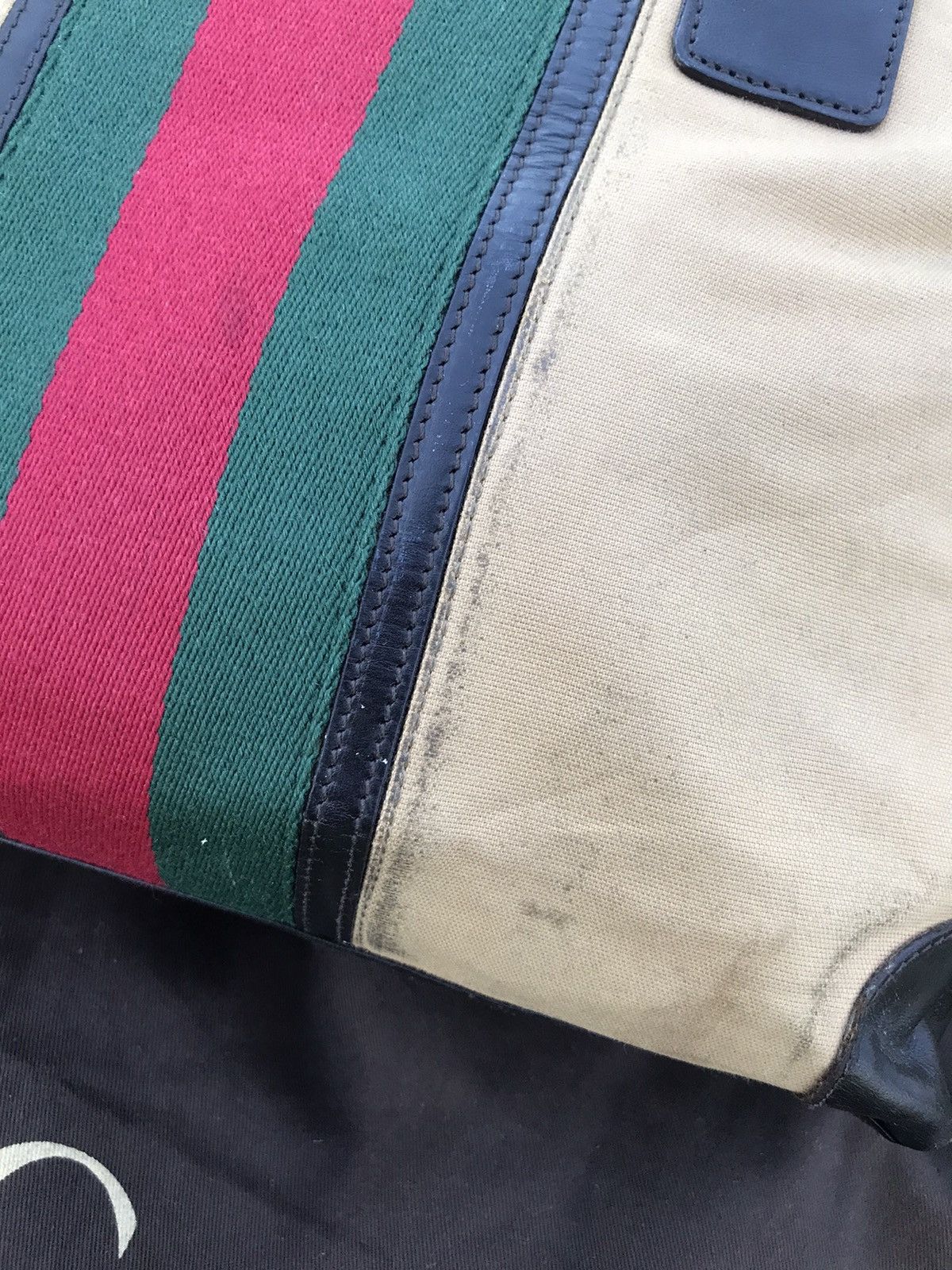 Vintage 🔥BEST OFFER 🔥Vintage Gucci handbag Size ONE SIZE - 19 Thumbnail