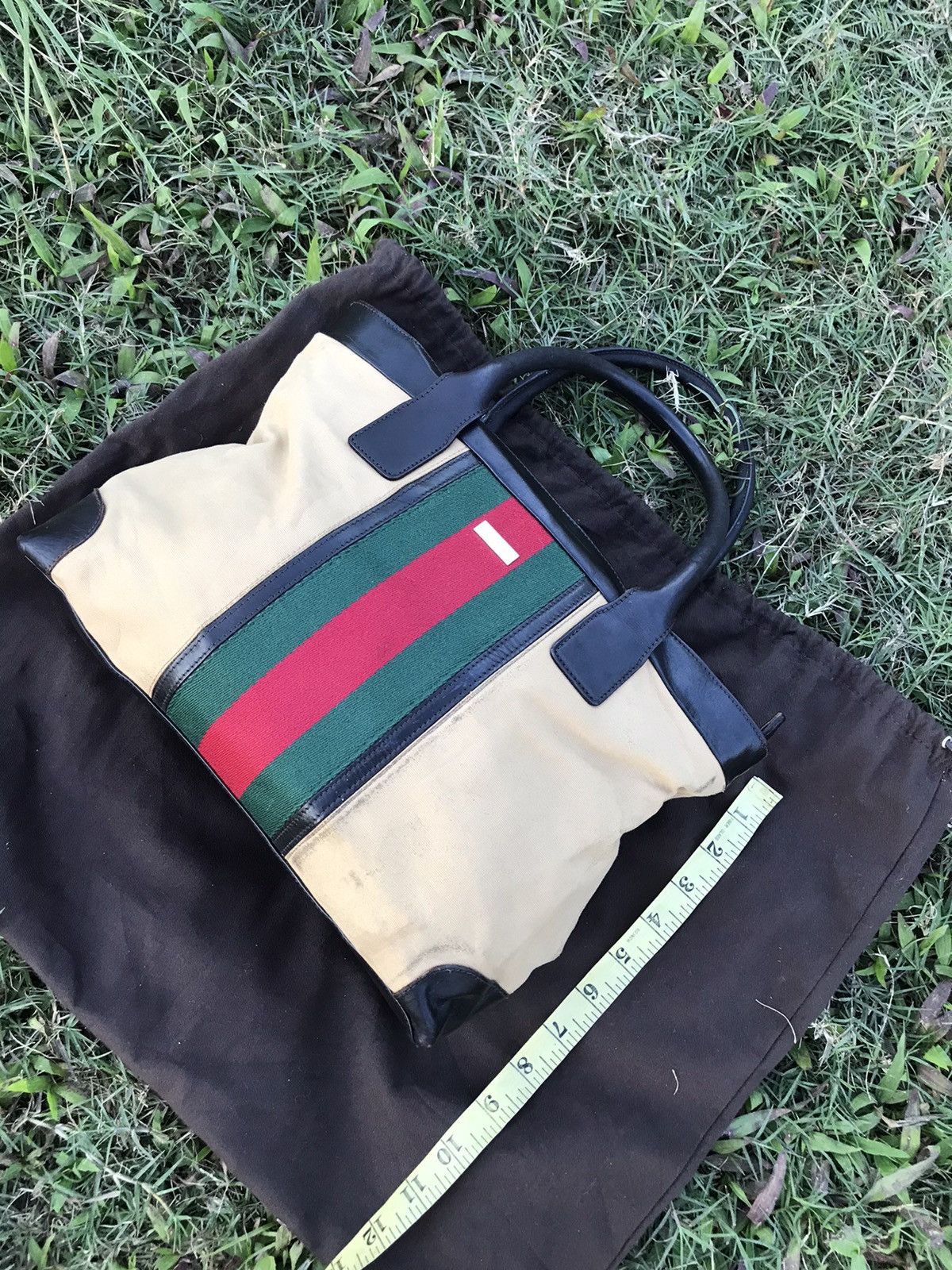 Vintage 🔥BEST OFFER 🔥Vintage Gucci handbag Size ONE SIZE - 16 Thumbnail