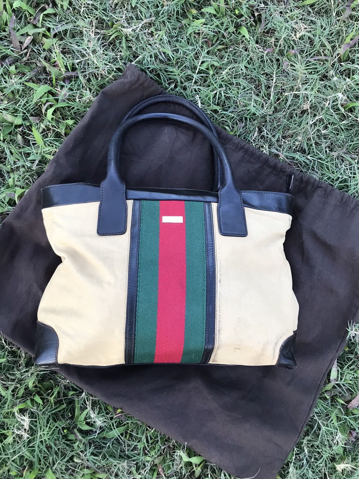 Vintage 🔥BEST OFFER 🔥Vintage Gucci handbag Size ONE SIZE - 2 Thumbnail