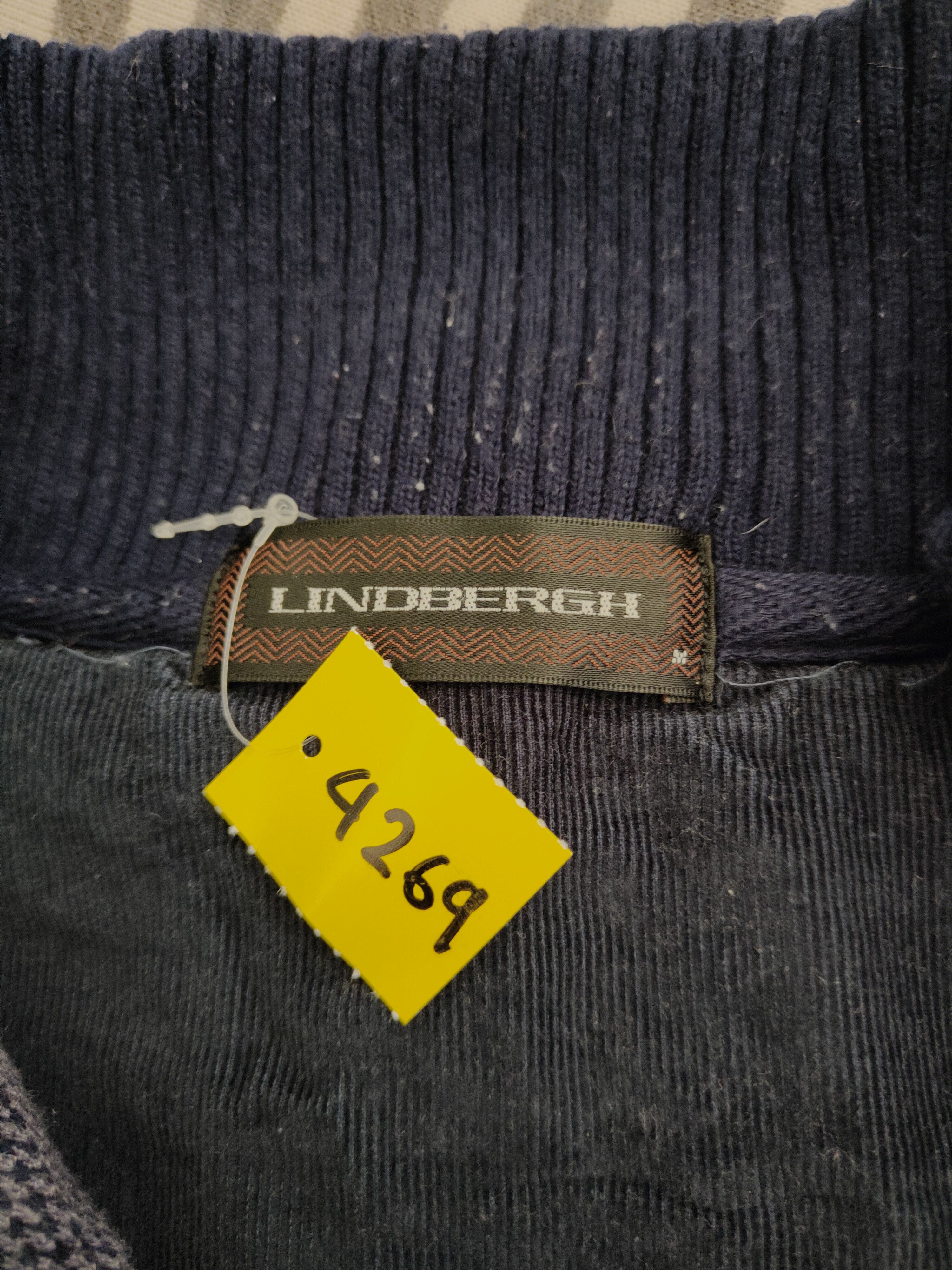 Homespun Knitwear Lindbergh Dark Blue Sweater knitwear vintage #4269 Size US M / EU 48-50 / 2 - 9 Thumbnail
