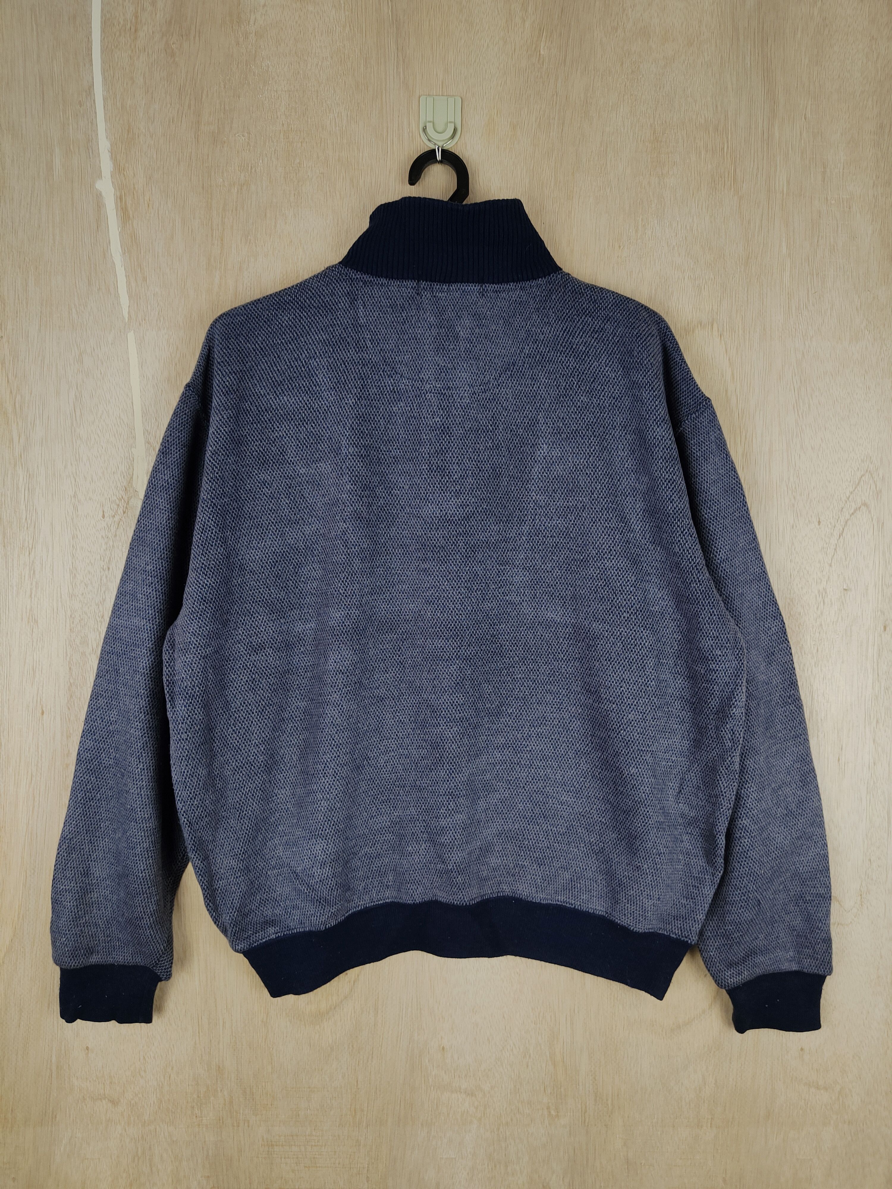 Homespun Knitwear Lindbergh Dark Blue Sweater knitwear vintage #4269 Size US M / EU 48-50 / 2 - 5 Thumbnail