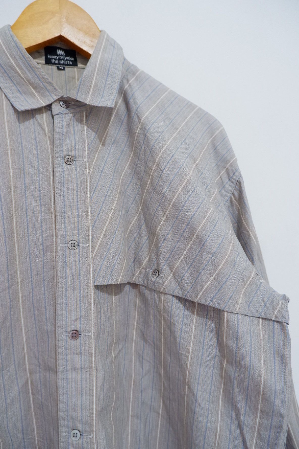 Issey Miyake Vintage Issey Miyake Oversized Button Shirt Size US M / EU 48-50 / 2 - 3 Thumbnail