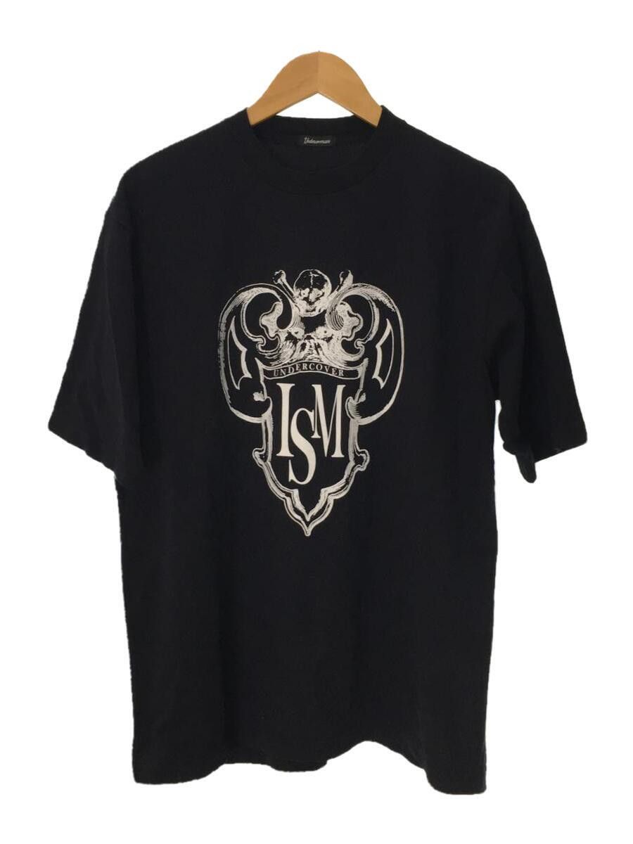 Pre-owned Undercover Oversized Emblem Shield Logo Tee In Black