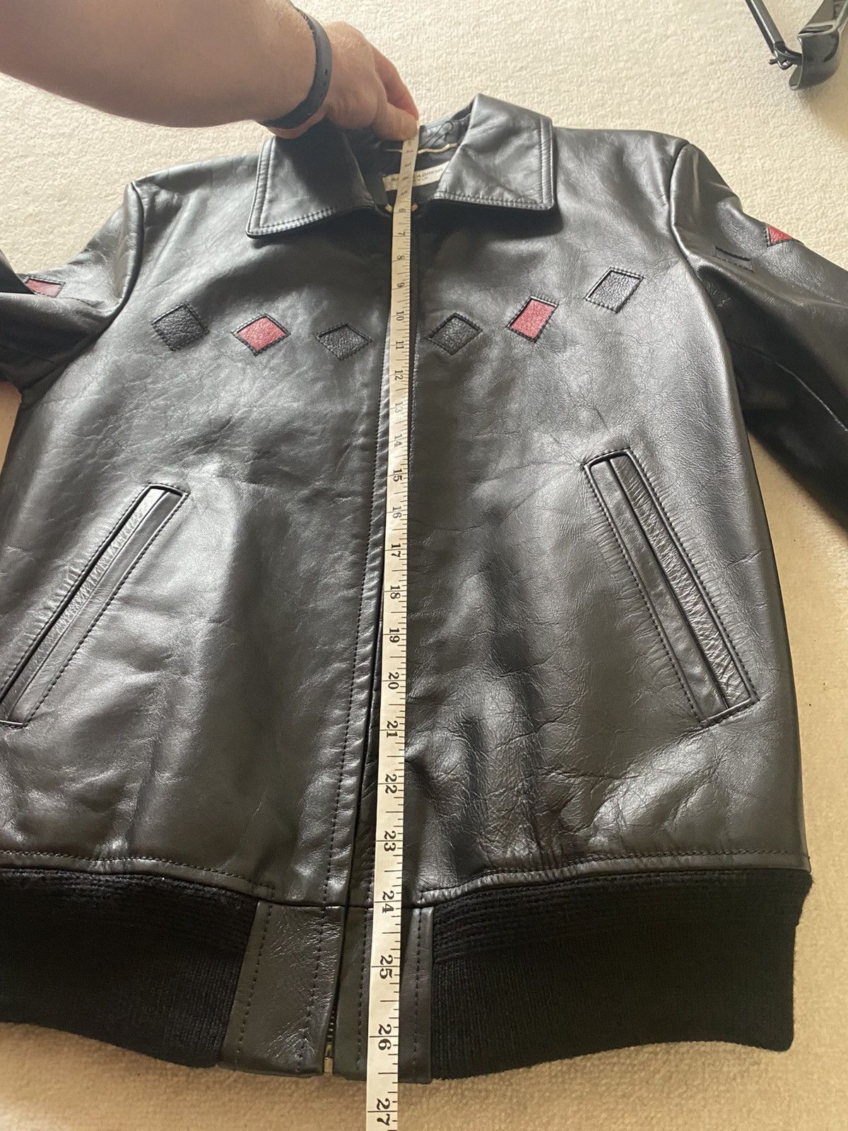 Saint Laurent Paris SS20 $4250 Saint Laurent diamond black leather jacket Geazy Size US S / EU 44-46 / 1 - 14 Thumbnail
