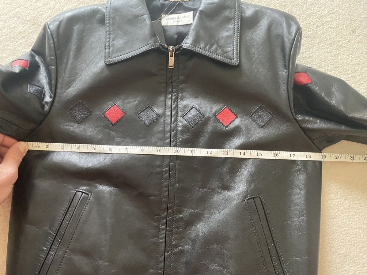 Saint Laurent Paris SS20 $4250 Saint Laurent diamond black leather jacket Geazy Size US S / EU 44-46 / 1 - 12 Thumbnail