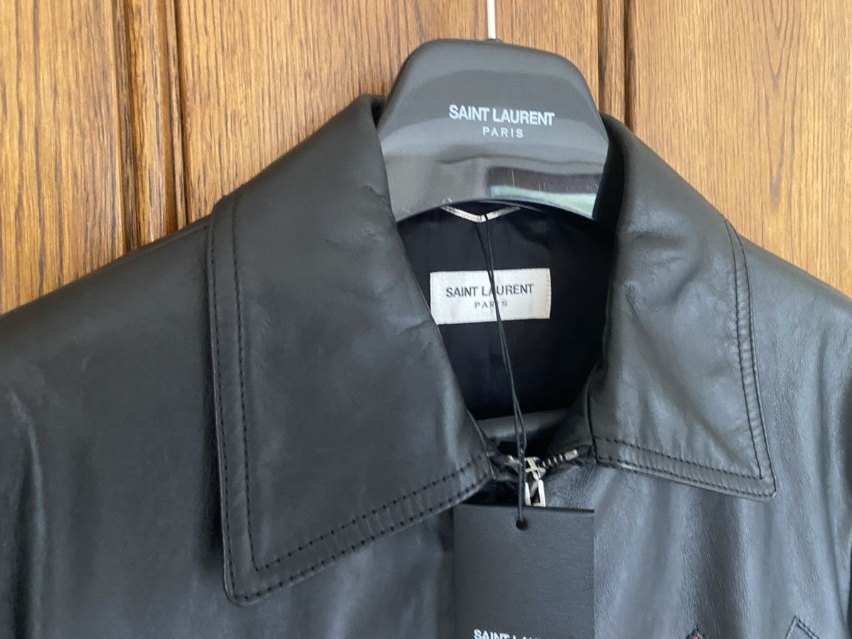 Saint Laurent Paris SS20 $4250 Saint Laurent diamond black leather jacket Geazy Size US S / EU 44-46 / 1 - 20 Thumbnail