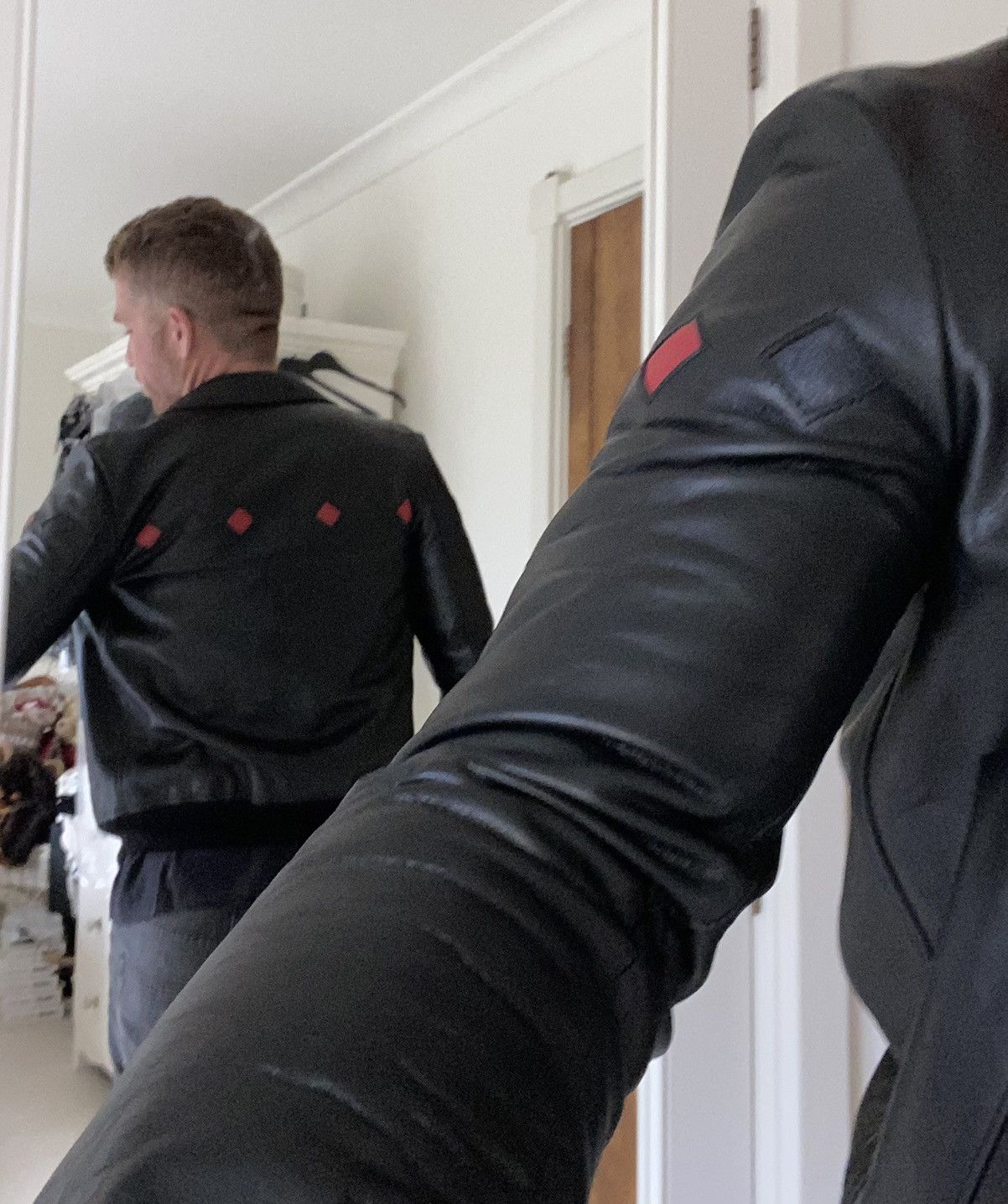 Saint Laurent Paris SS20 $4250 Saint Laurent diamond black leather jacket Geazy Size US S / EU 44-46 / 1 - 8 Thumbnail
