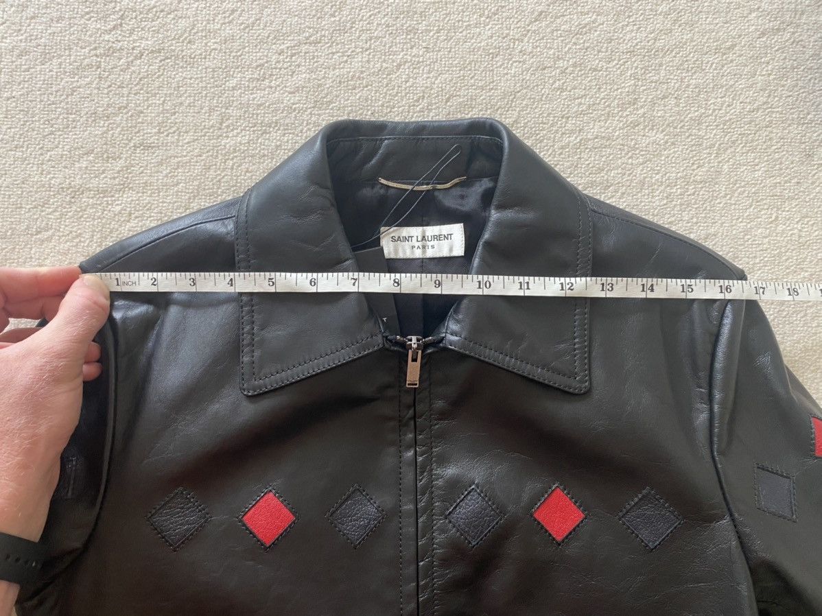 Saint Laurent Paris SS20 $4250 Saint Laurent diamond black leather jacket Geazy Size US S / EU 44-46 / 1 - 13 Thumbnail