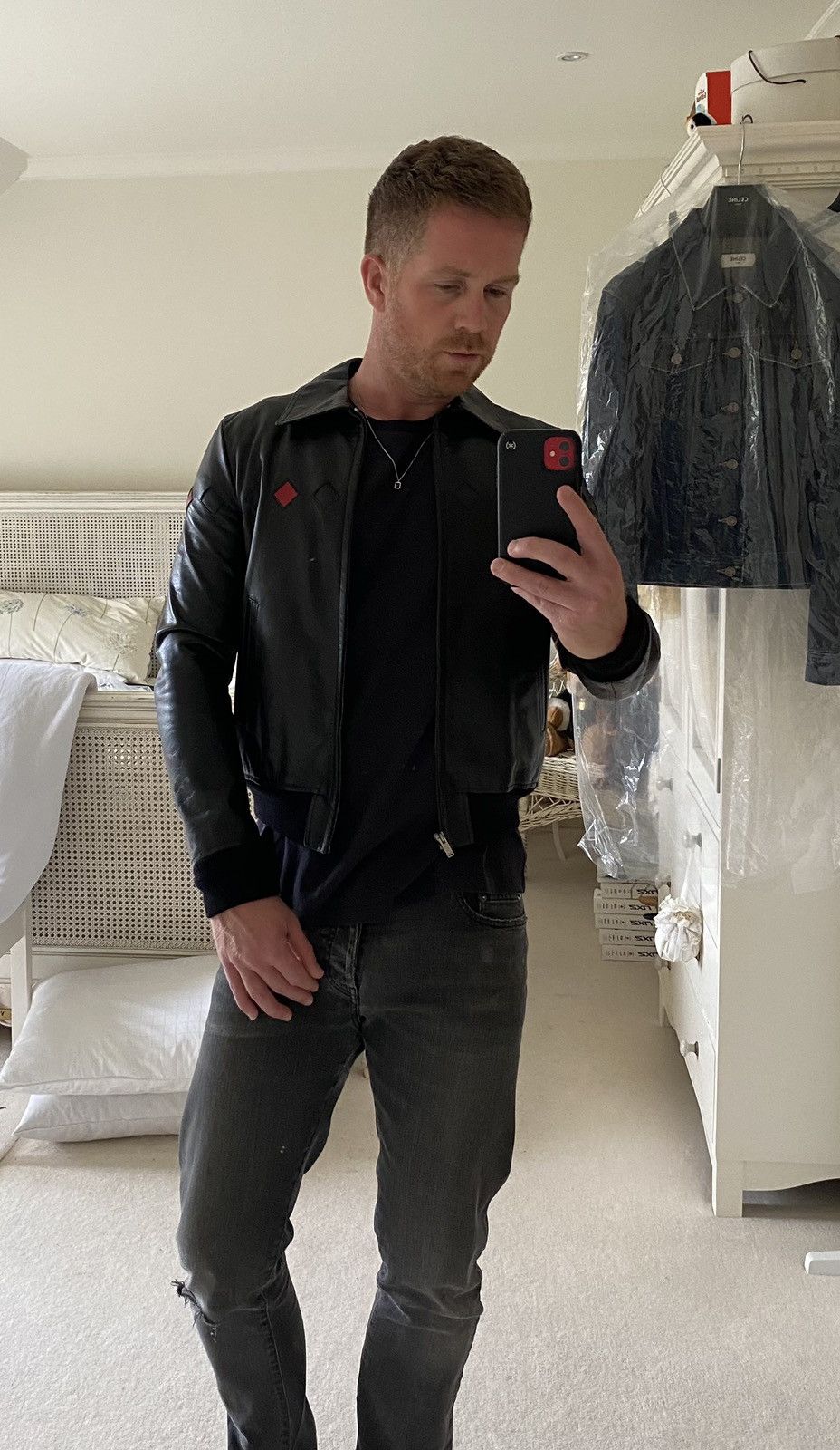 Saint Laurent Paris SS20 $4250 Saint Laurent diamond black leather jacket Geazy Size US S / EU 44-46 / 1 - 5 Thumbnail