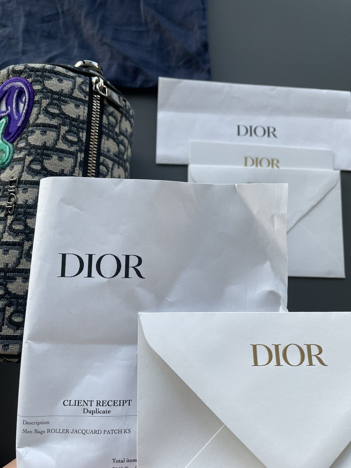 Dior Super Runway Dior x Kenny Scharf Oblique Saddle Keepall Bag Size ONE SIZE - 12 Thumbnail