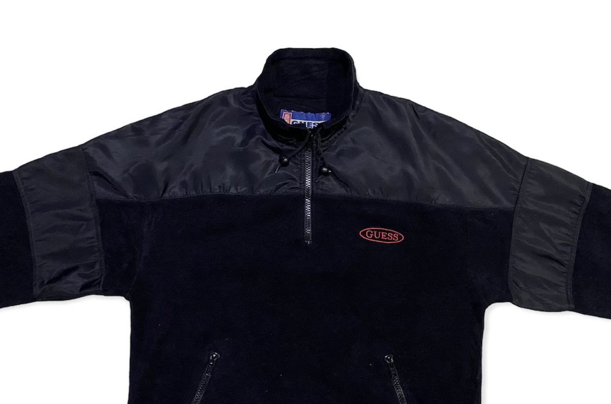 Guess × Vintage Vintage Guess Fleece Pullover Jumper Size US M / EU 48-50 / 2 - 3 Thumbnail