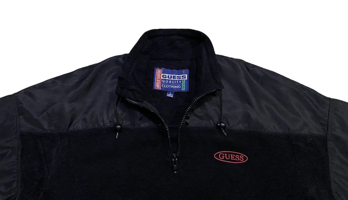 Guess × Vintage Vintage Guess Fleece Pullover Jumper Size US M / EU 48-50 / 2 - 5 Thumbnail