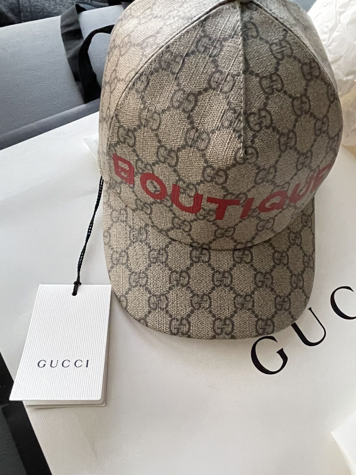 Gucci Rare Brand New Super Runway Limited Edition GG Logo Hat Size ONE SIZE - 8 Thumbnail