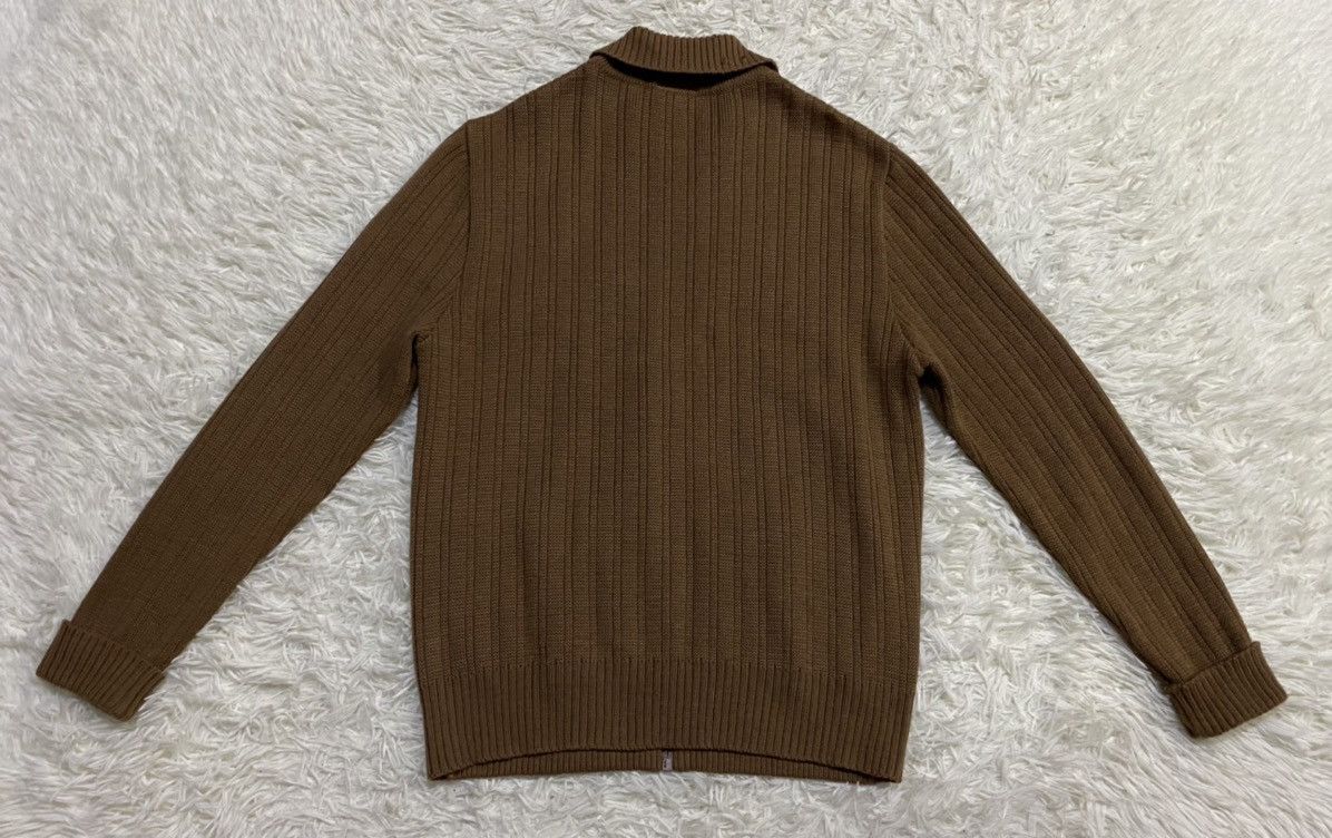 Saint Michael Vintage Saint Michael Wool Cable Knit Sweater Suede Trimmer Size US M / EU 48-50 / 2 - 12 Thumbnail