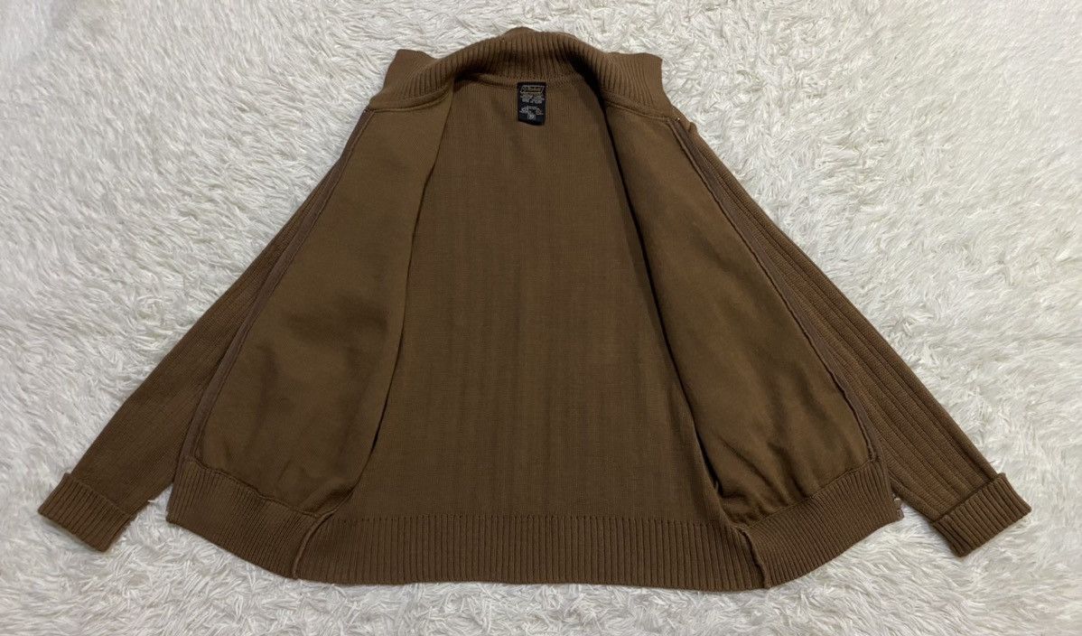Saint Michael Vintage Saint Michael Wool Cable Knit Sweater Suede Trimmer Size US M / EU 48-50 / 2 - 9 Thumbnail