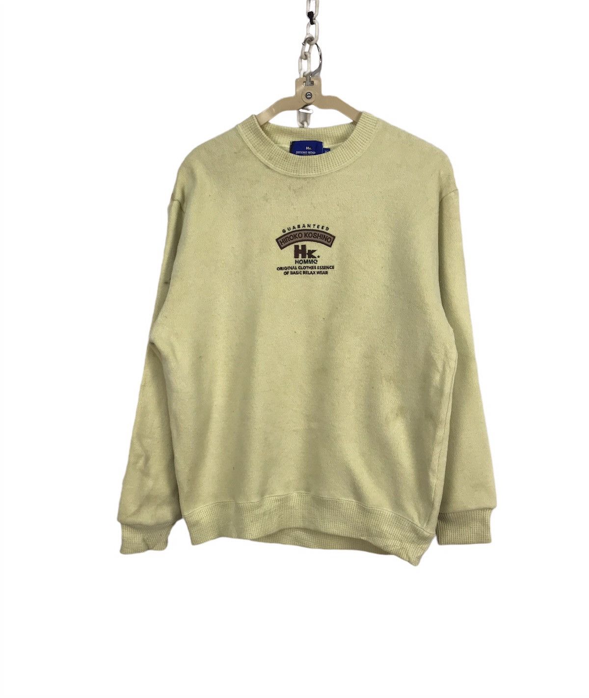 Hiroko koshino embroidered logo sweatshirt