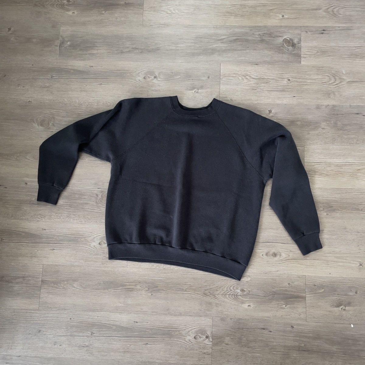 Vintage 1980s Made in USA Raglan Crewneck Sweatshirt Size US M / EU 48-50 / 2 - 6 Thumbnail