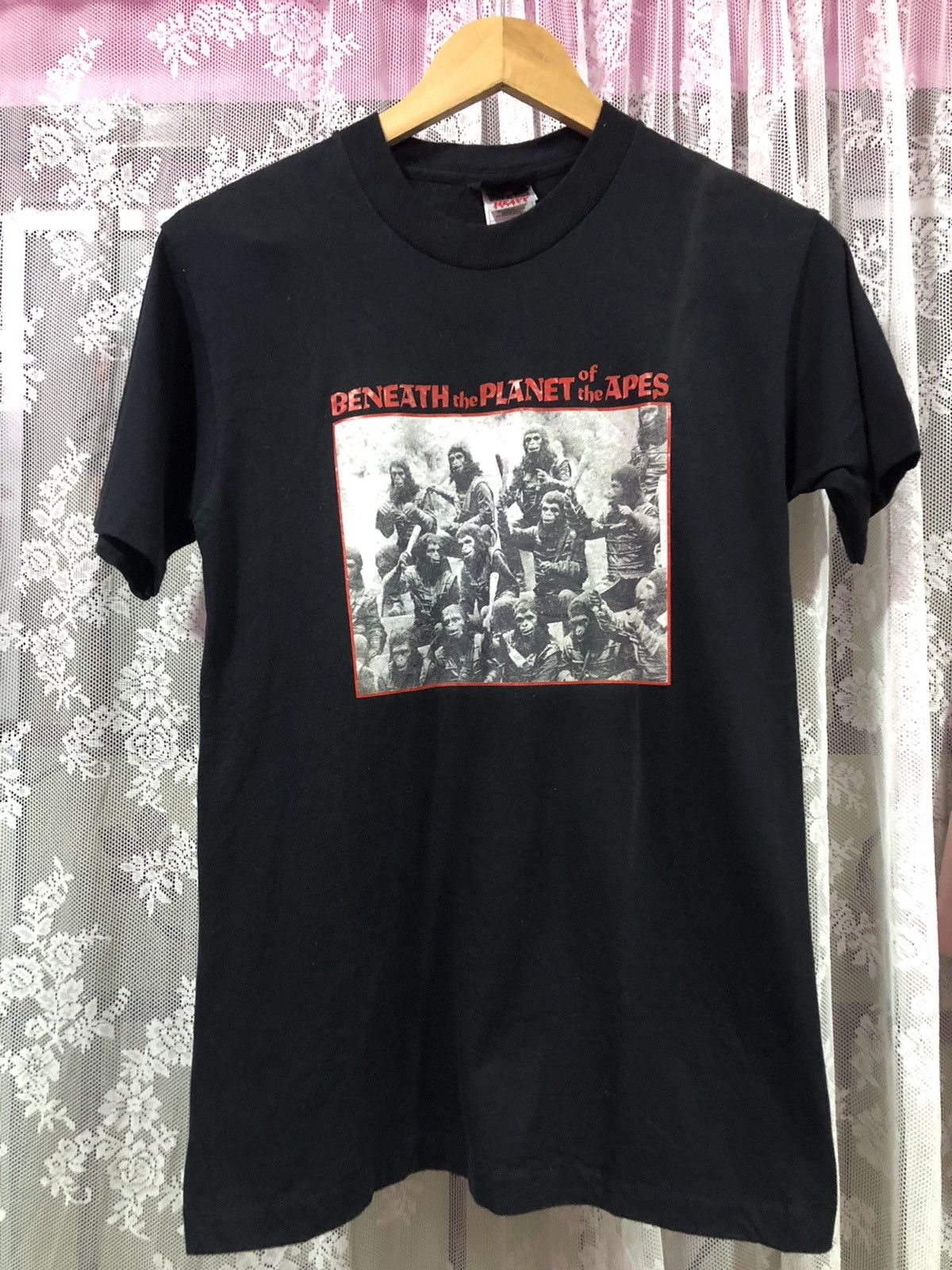 Vintage 🇺🇸 Vintage Beneath The Planet of The Apes Movie Single Stitch Size US S / EU 44-46 / 1 - 2 Thumbnail