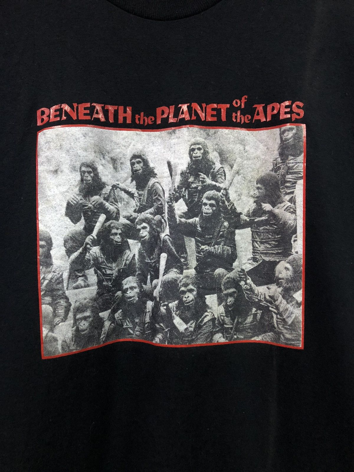 Vintage 🇺🇸 Vintage Beneath The Planet of The Apes Movie Single Stitch Size US S / EU 44-46 / 1 - 1 Thumbnail