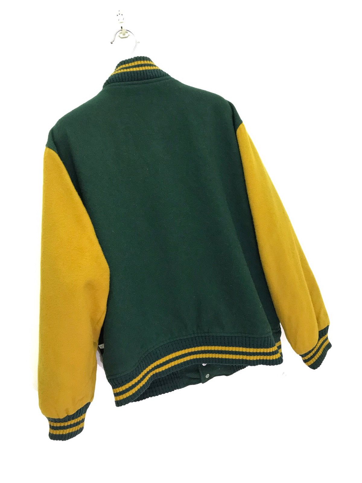 Hang Ten ✨ Vtg 80s/70s Hang Ten Wool Varsity Stadium Jacket Size US L / EU 52-54 / 3 - 4 Thumbnail