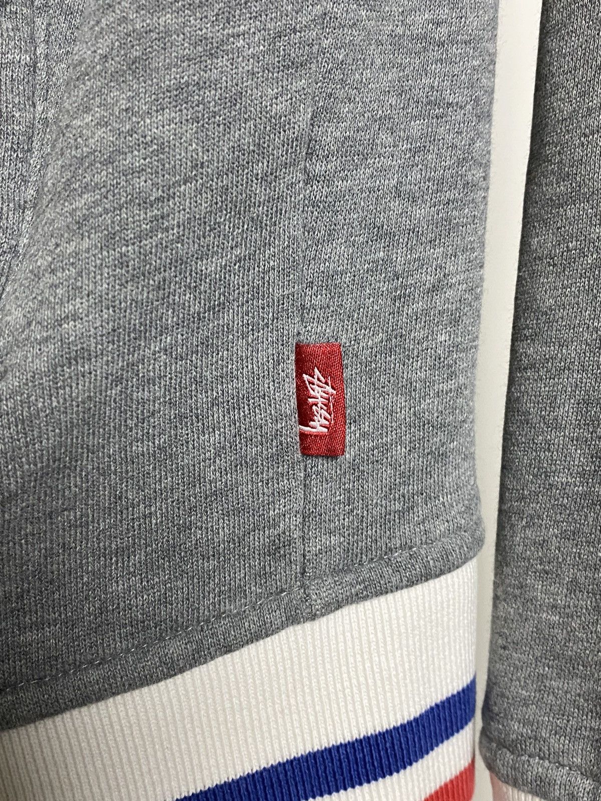 Stussy Stussy varsity jacket grey button up sweatshirt Size US M / EU 48-50 / 2 - 5 Thumbnail