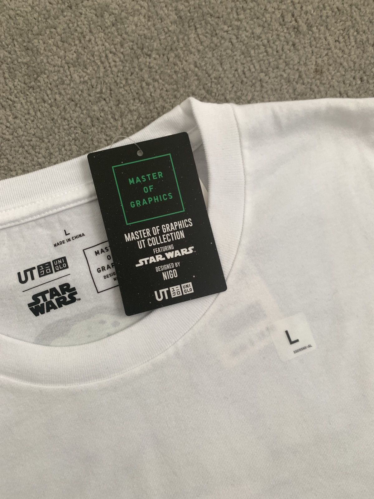 Nigo × Star Wars × Uniqlo NIGO X Uniqlo Master of graphics collection Yoda tee Size US L / EU 52-54 / 3 - 3 Thumbnail