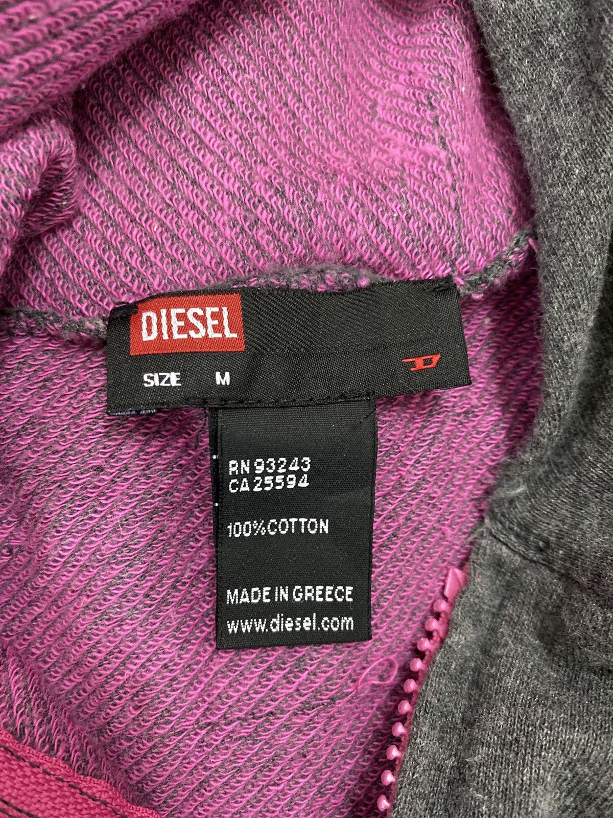 Diesel Diesel zip up hoodies nice design Size US M / EU 48-50 / 2 - 7 Thumbnail