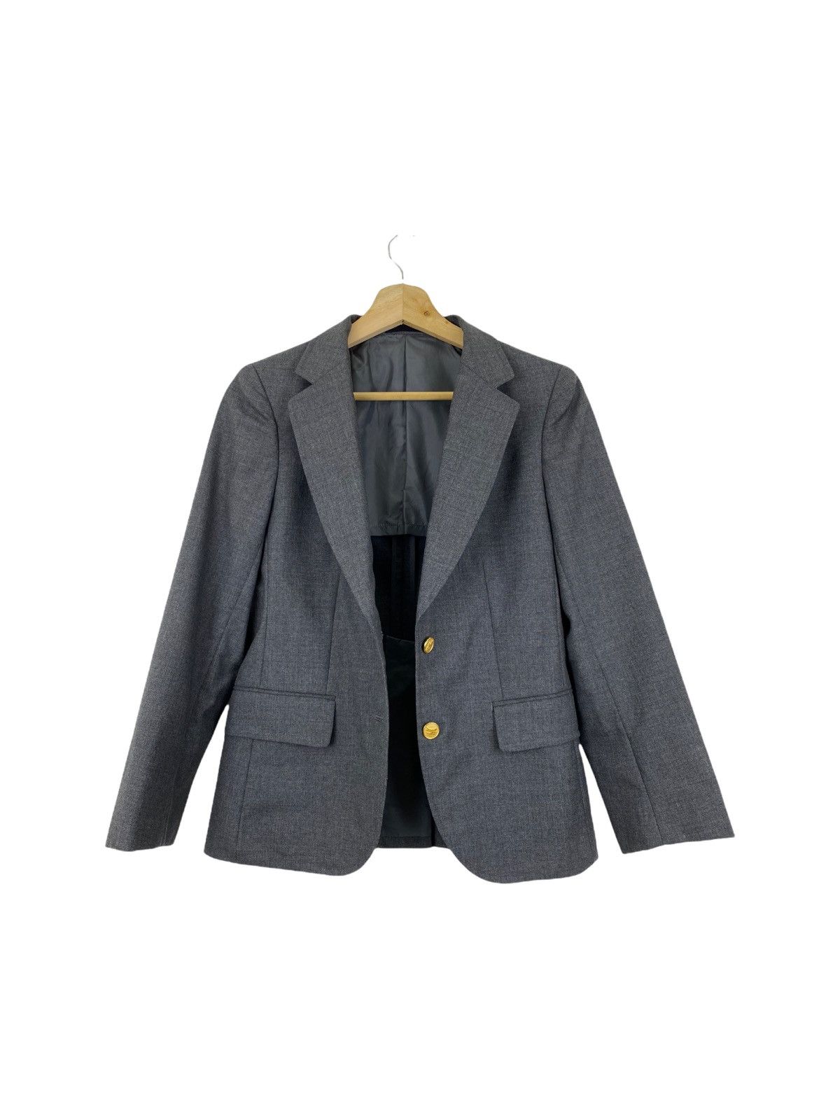 Burberry × Designer × Vintage 🔥Vintage burberry gold button formal blazer Size US S / EU 44-46 / 1 - 3 Thumbnail