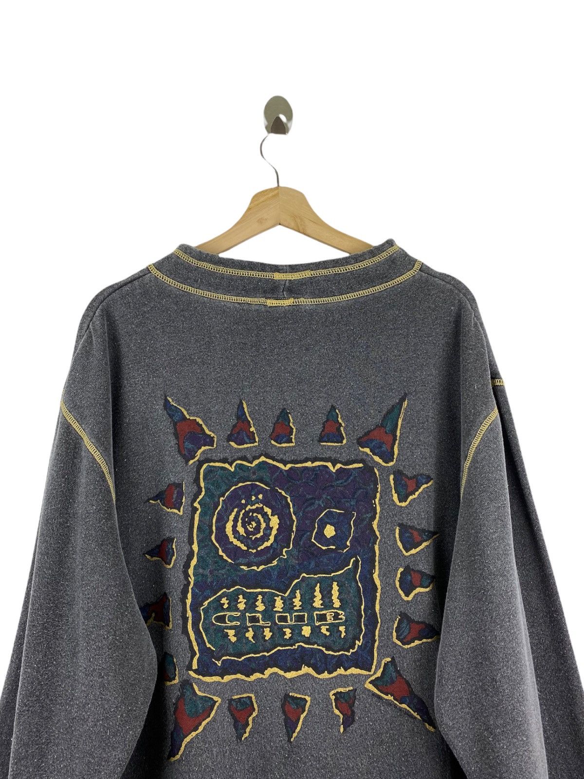 Vintage VINTAGE RARE CLUB USA SWEATSHIRT Size US L / EU 52-54 / 3 - 2 Thumbnail