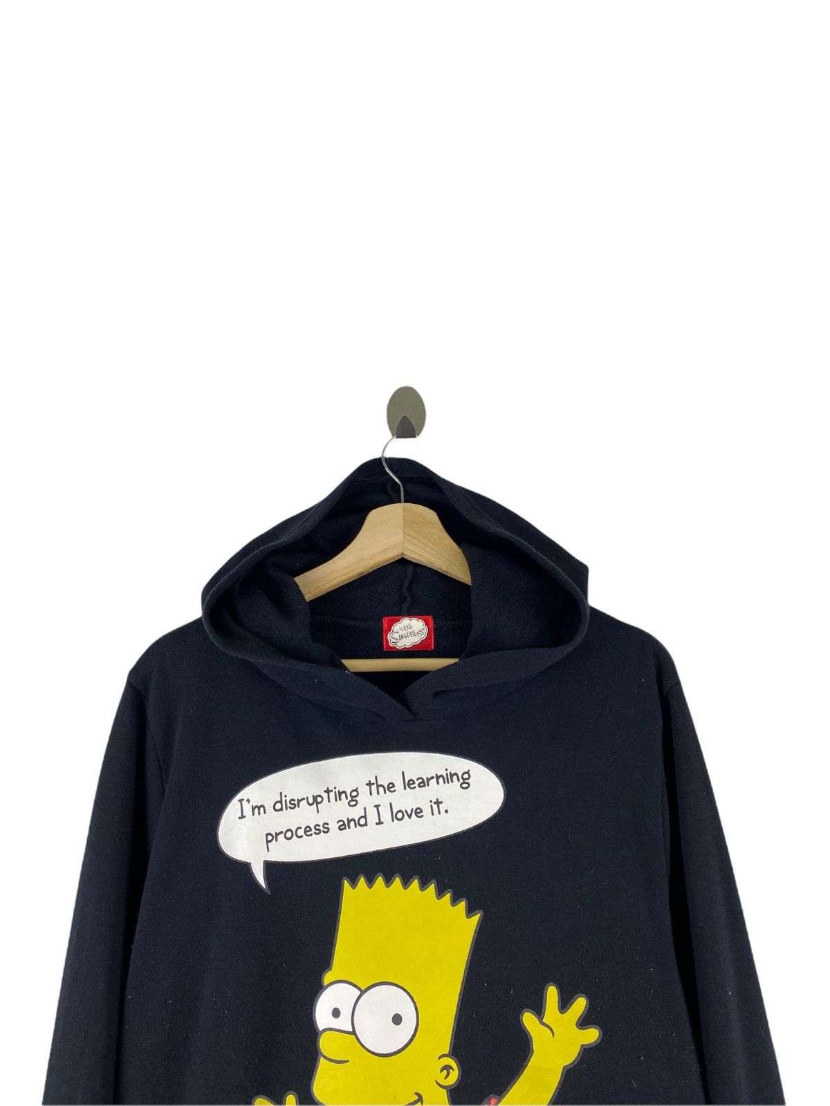 Cartoon Network × The Simpsons × Vintage VINTAGE THE SIMPSONS BLACK HOODIE Size US XL / EU 56 / 4 - 2 Thumbnail