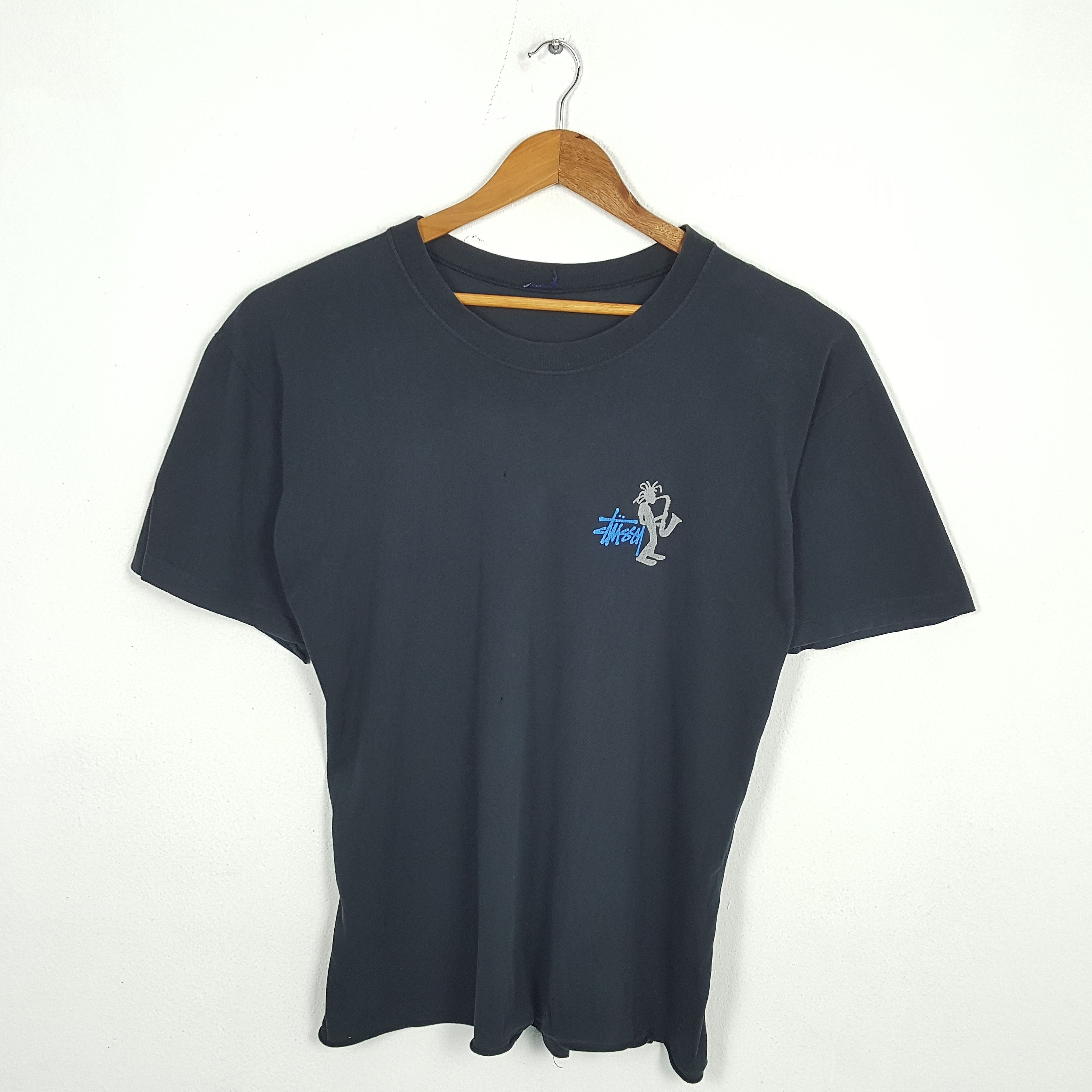 Stussy × Vintage Vintage 90's STUSSY Streetwear Skateboard T-Shirt Size US L / EU 52-54 / 3 - 3 Thumbnail