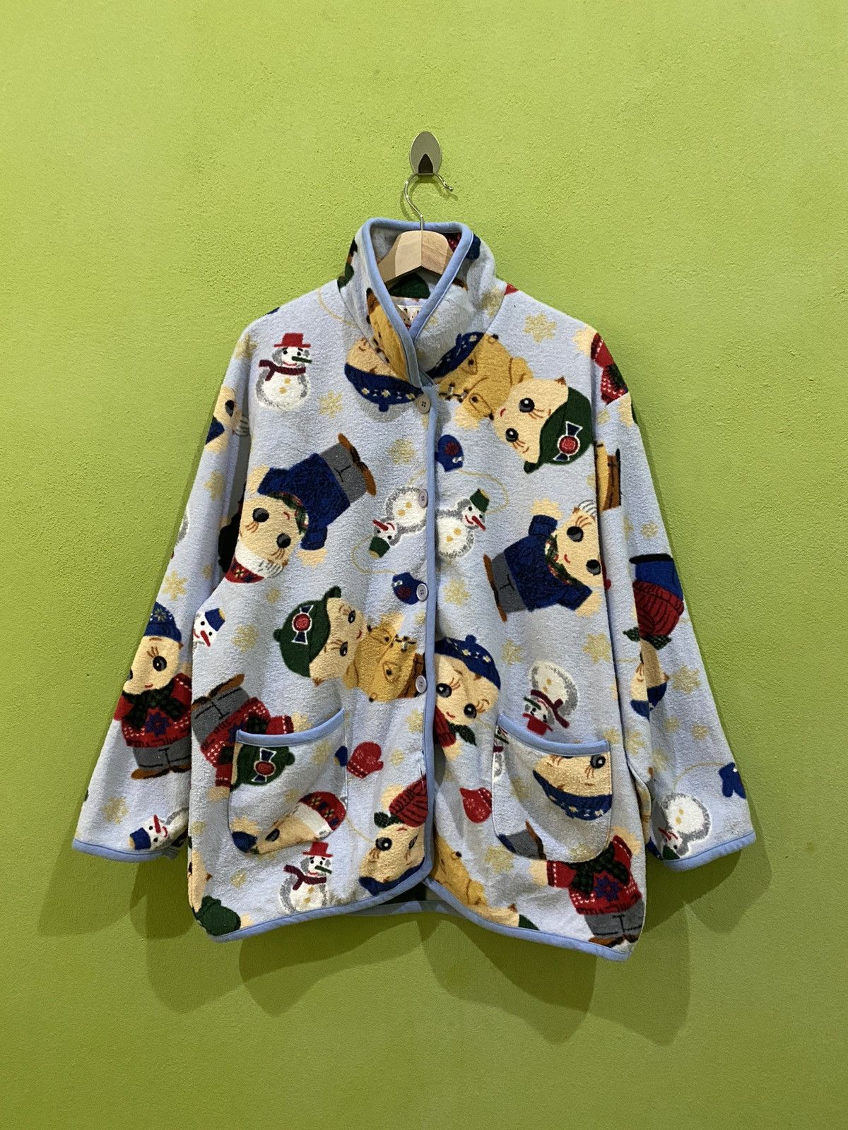 Japanese Brand Kewpie World Fleece Night Jacket Size US M / EU 48-50 / 2 - 1 Thumbnail